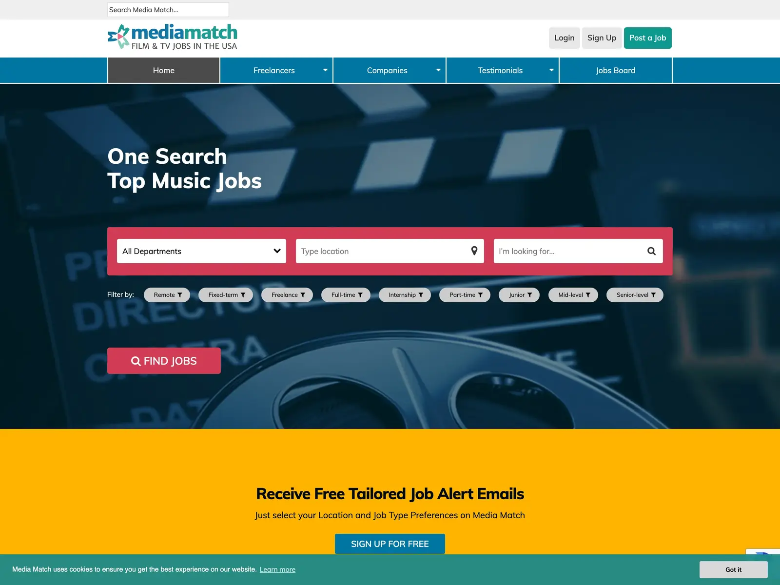 Screenshot of Media Match