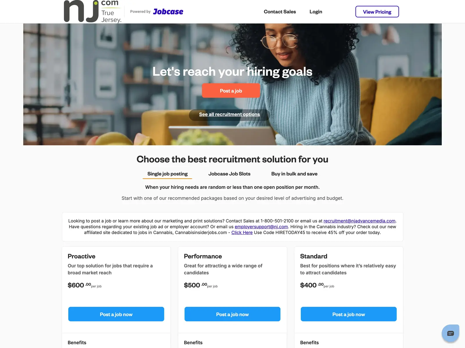 Screenshot of NJ.com Jobs