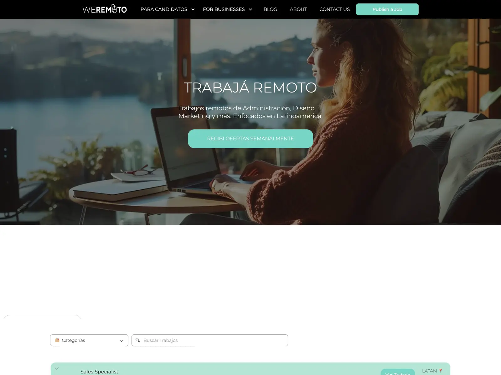 Screenshot of WeRemoto