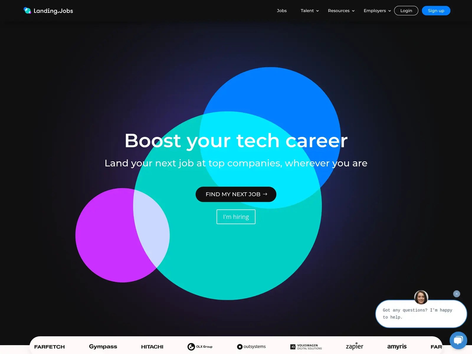 Screenshot of Landing.Jobs