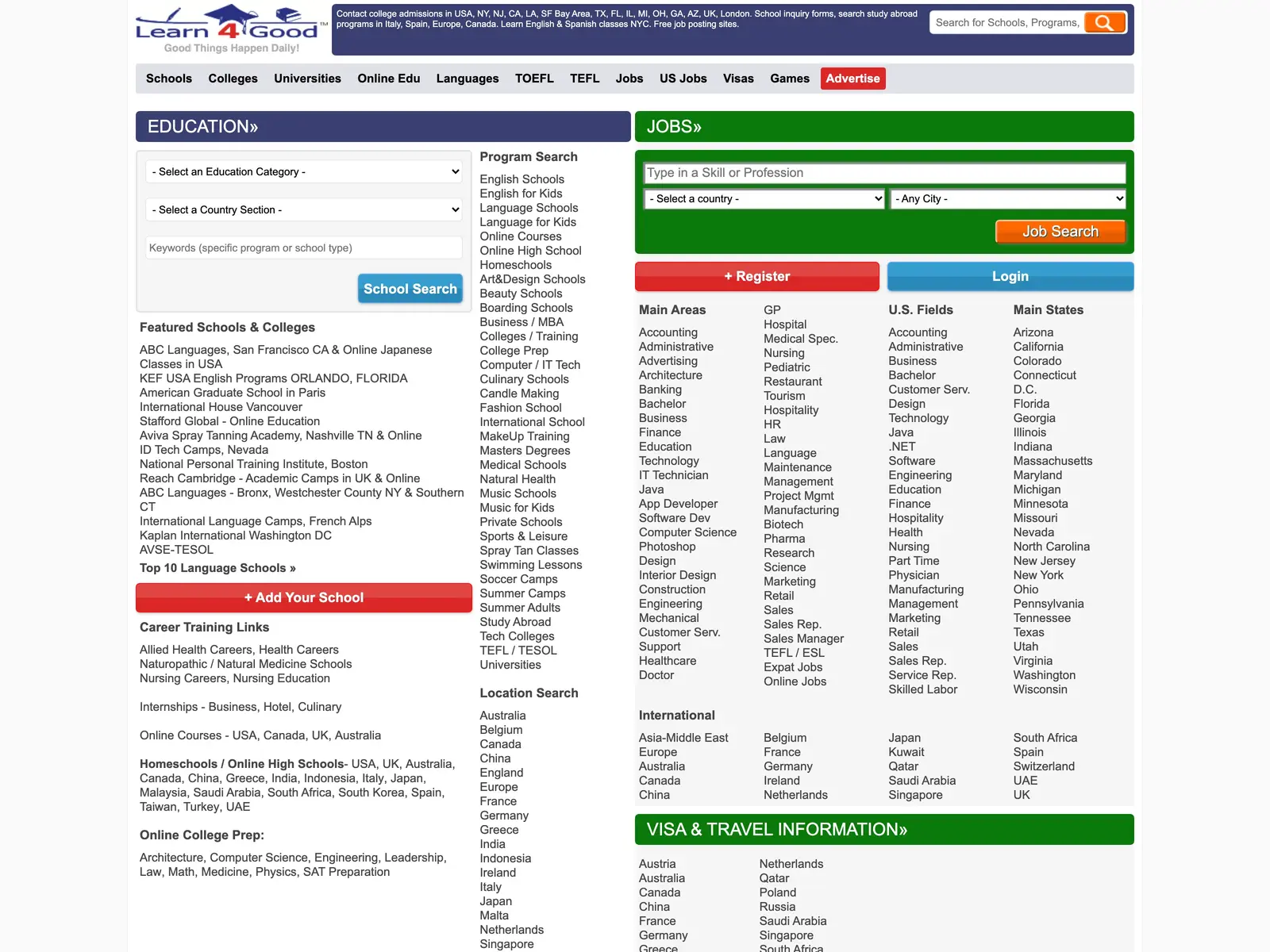 Screenshot of Learn4Good