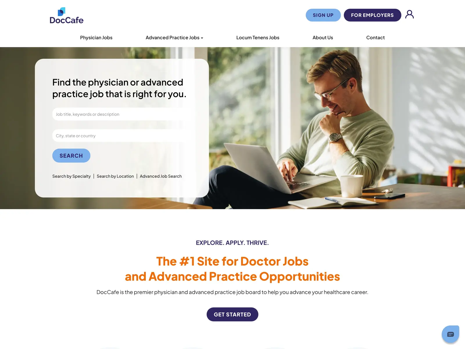 Screenshot of DocCafe