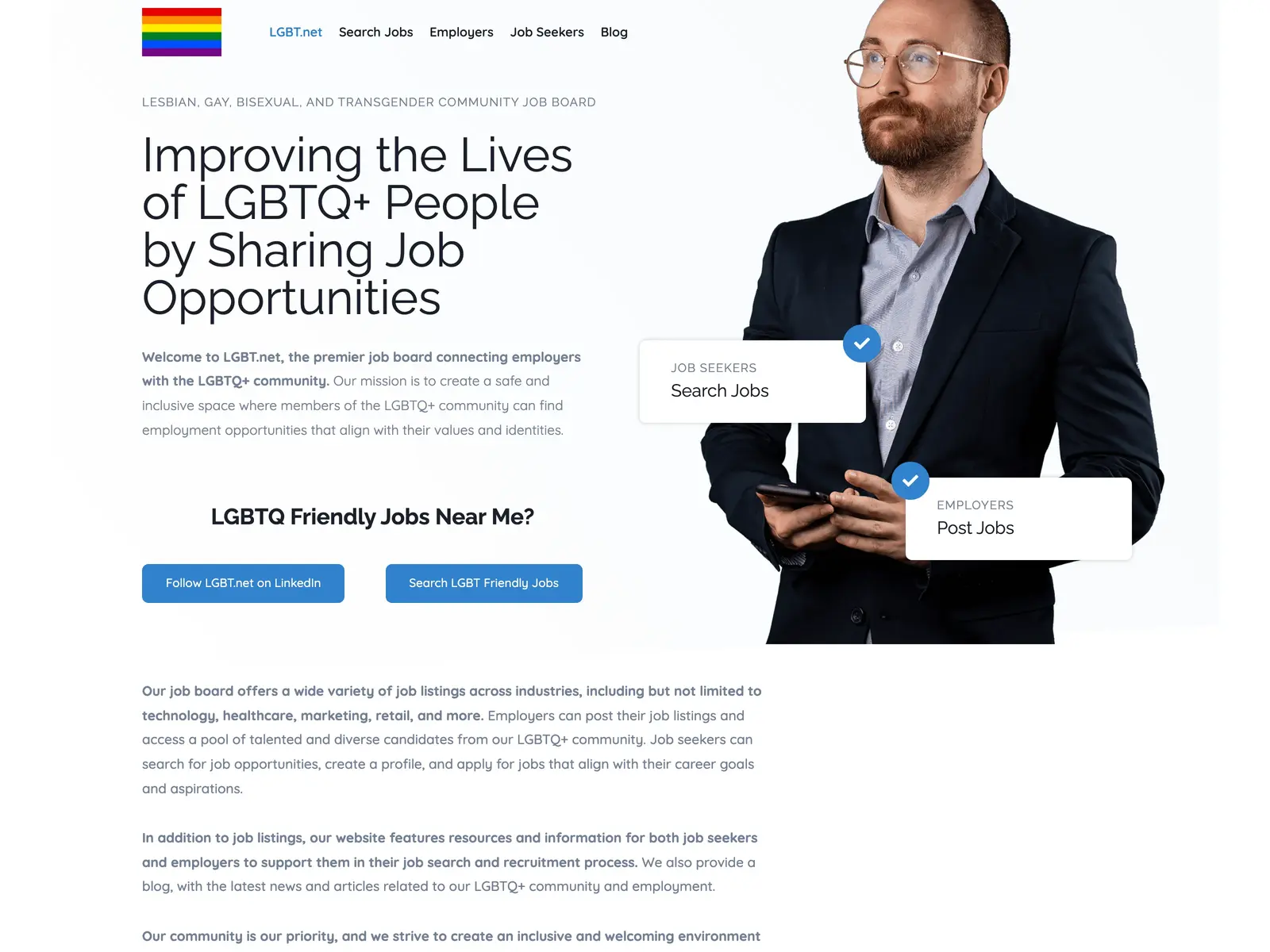 Screenshot of LGBT.net