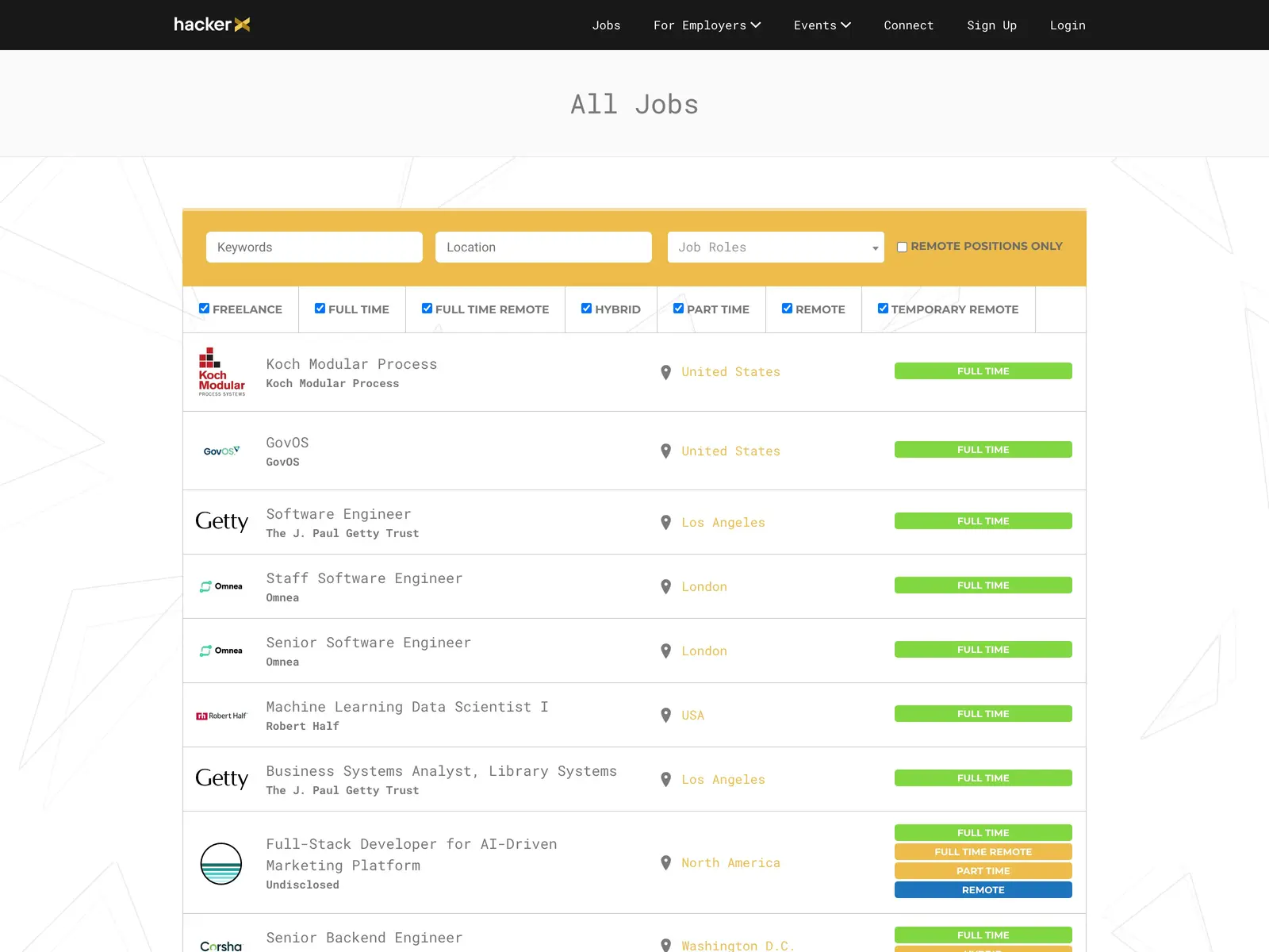 Screenshot of HackerX