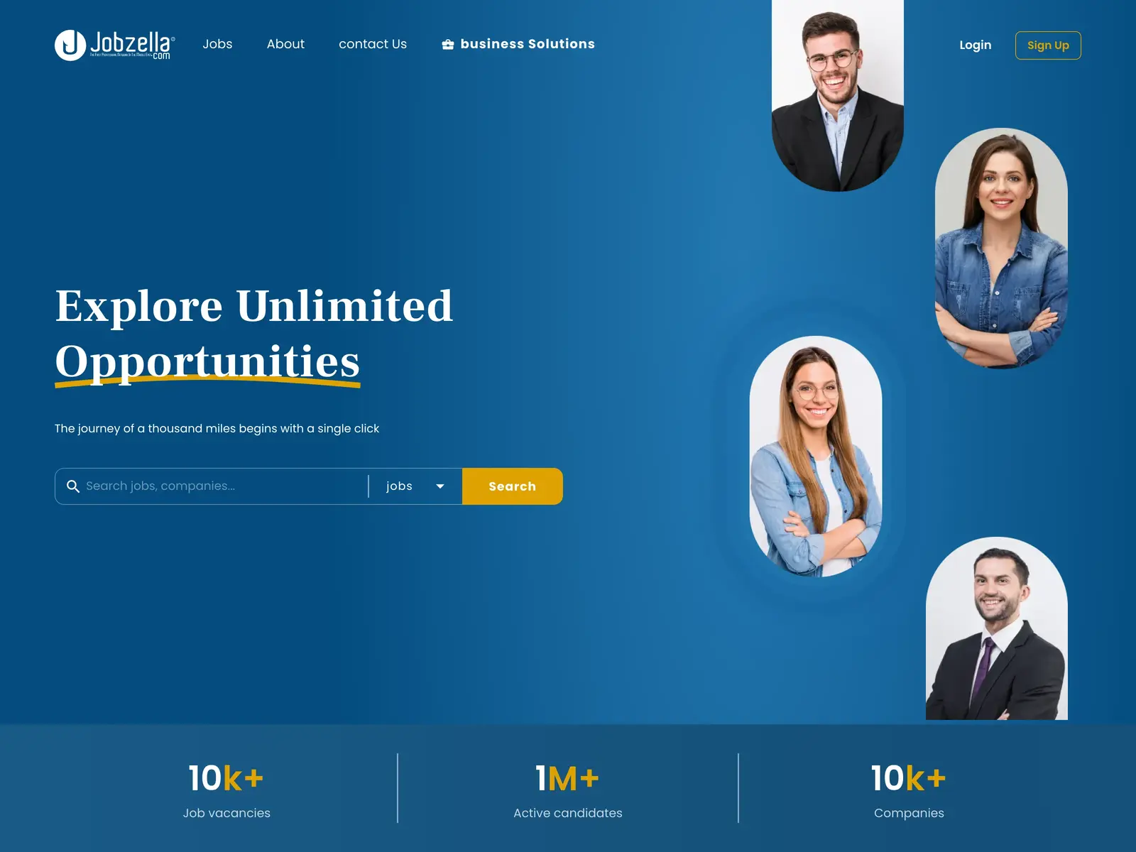 Screenshot of Jobzella