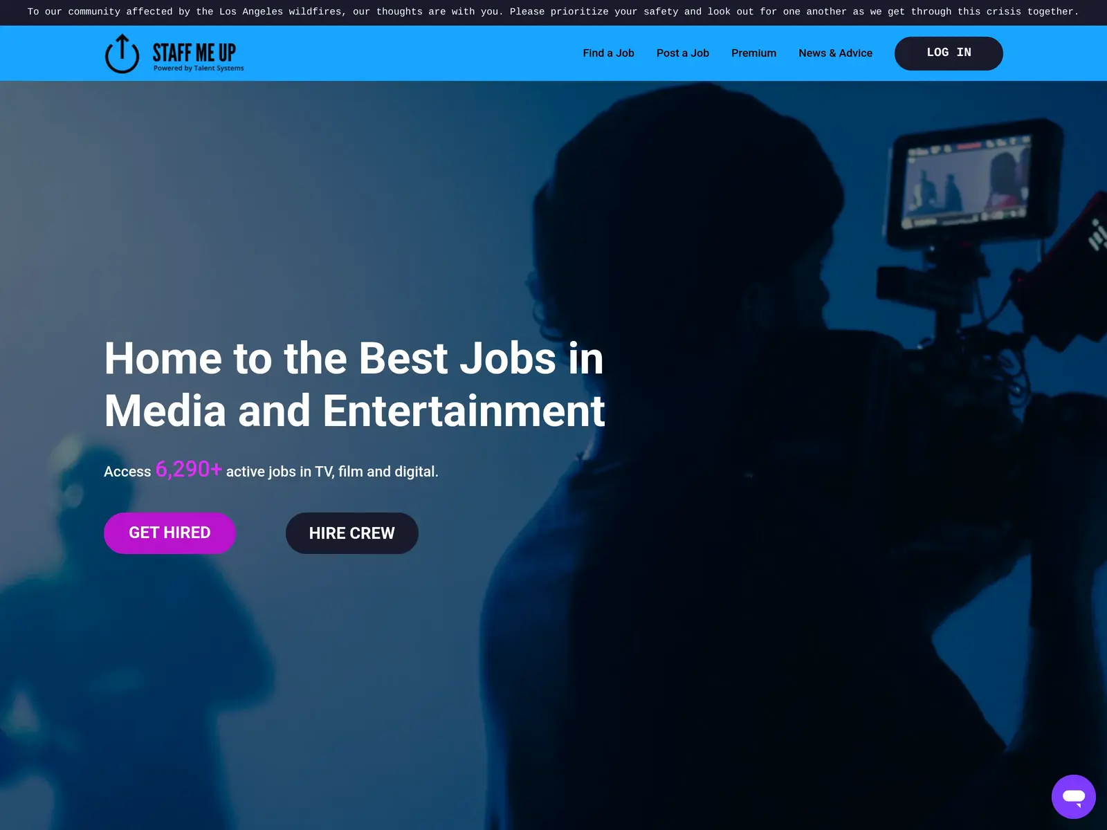 Screenshot of Staff Me Up