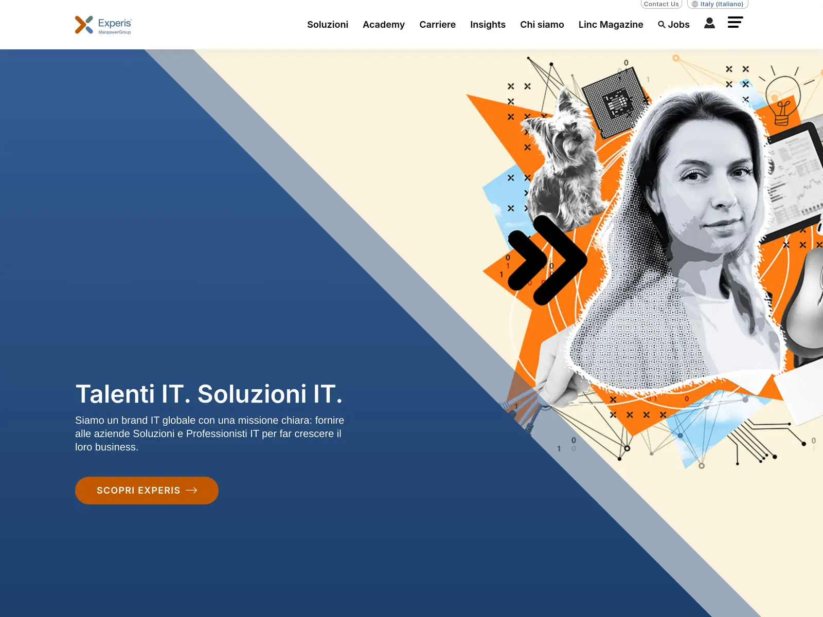 Screenshot of Experis