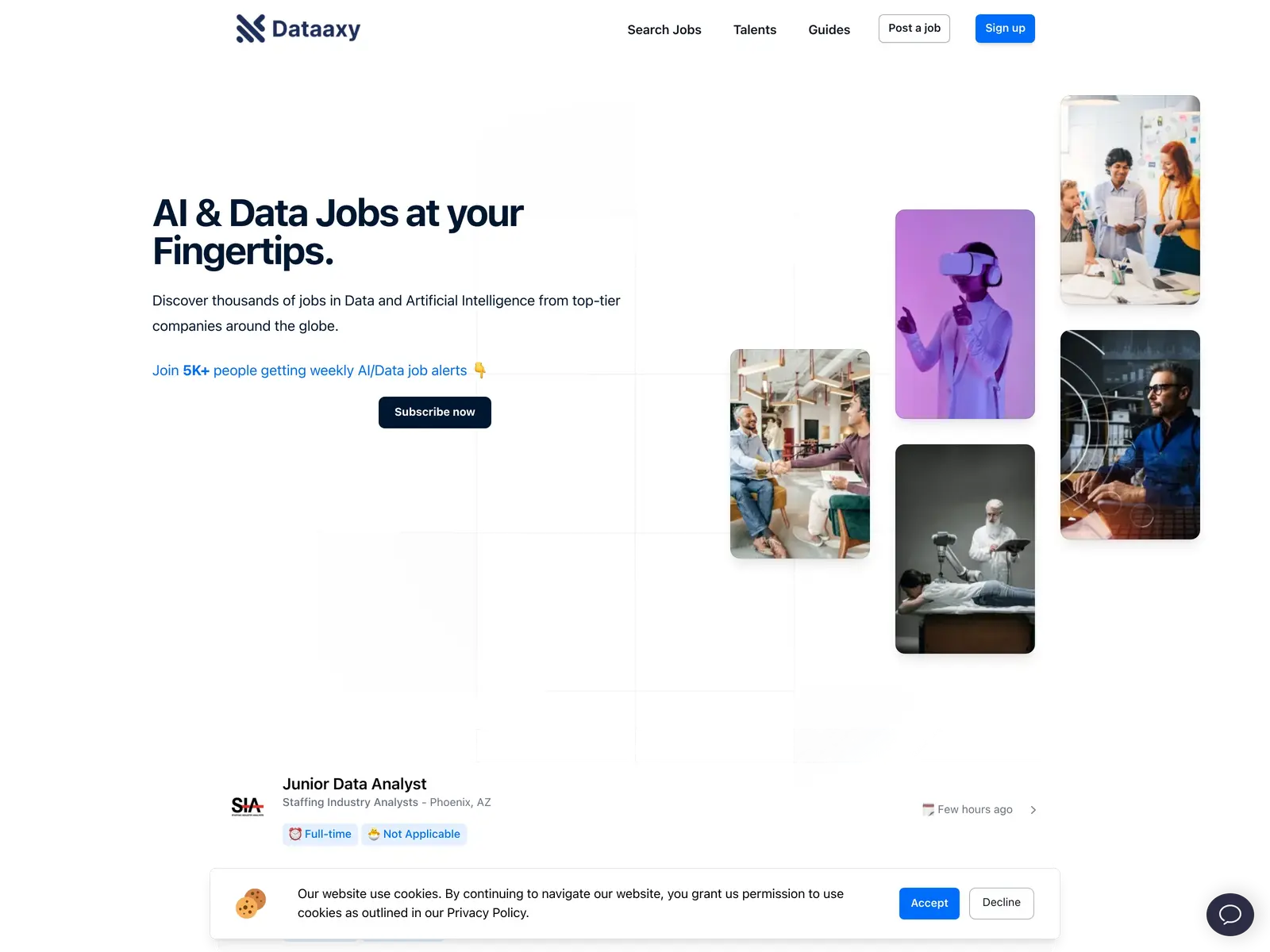 Screenshot of Dataaxy