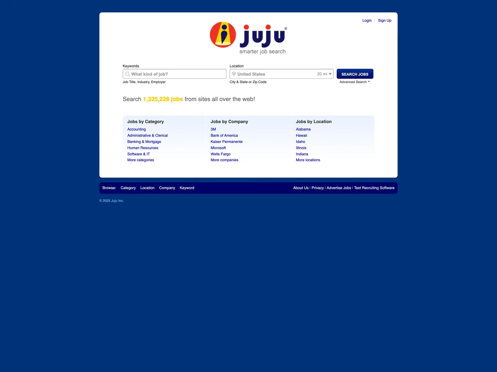 Screenshot of Juju