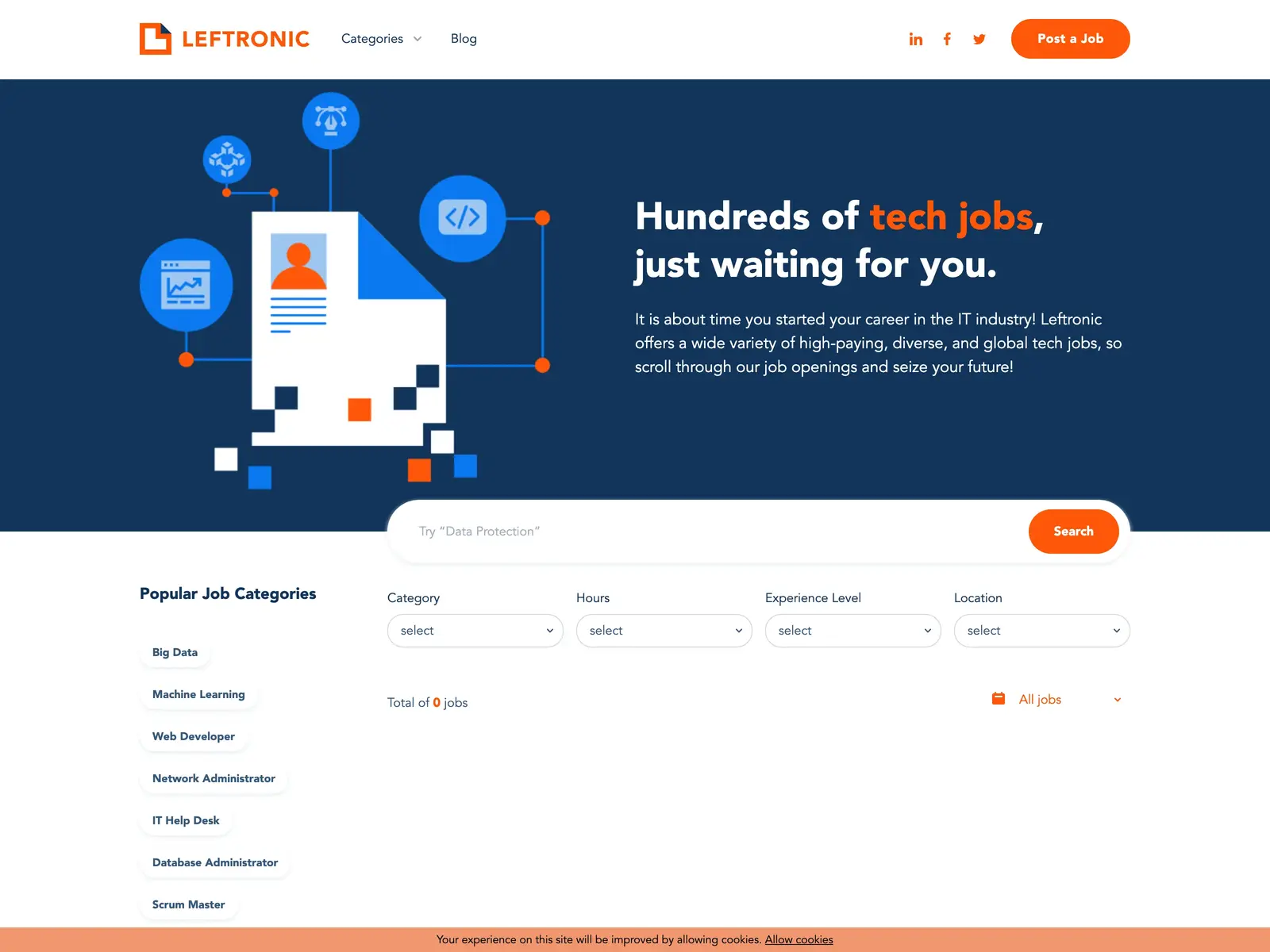 Screenshot of Leftronic
