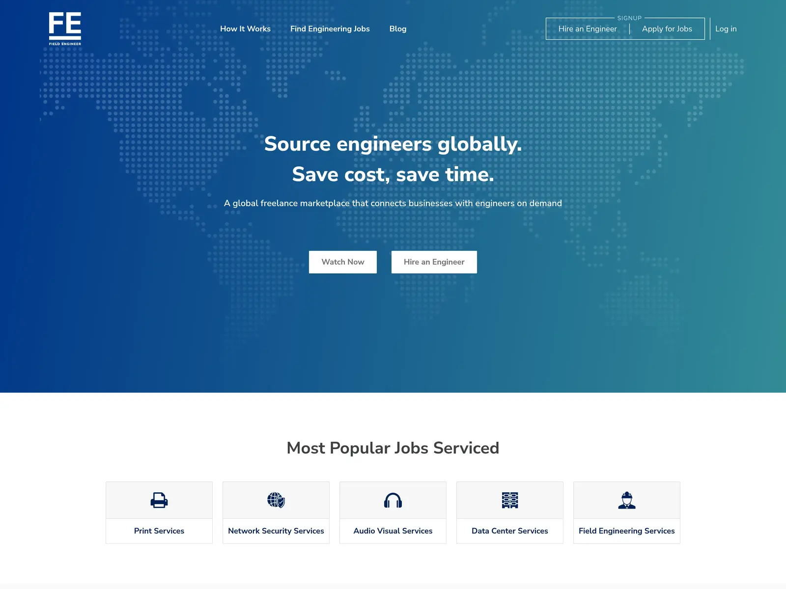 Screenshot of Field Engineer