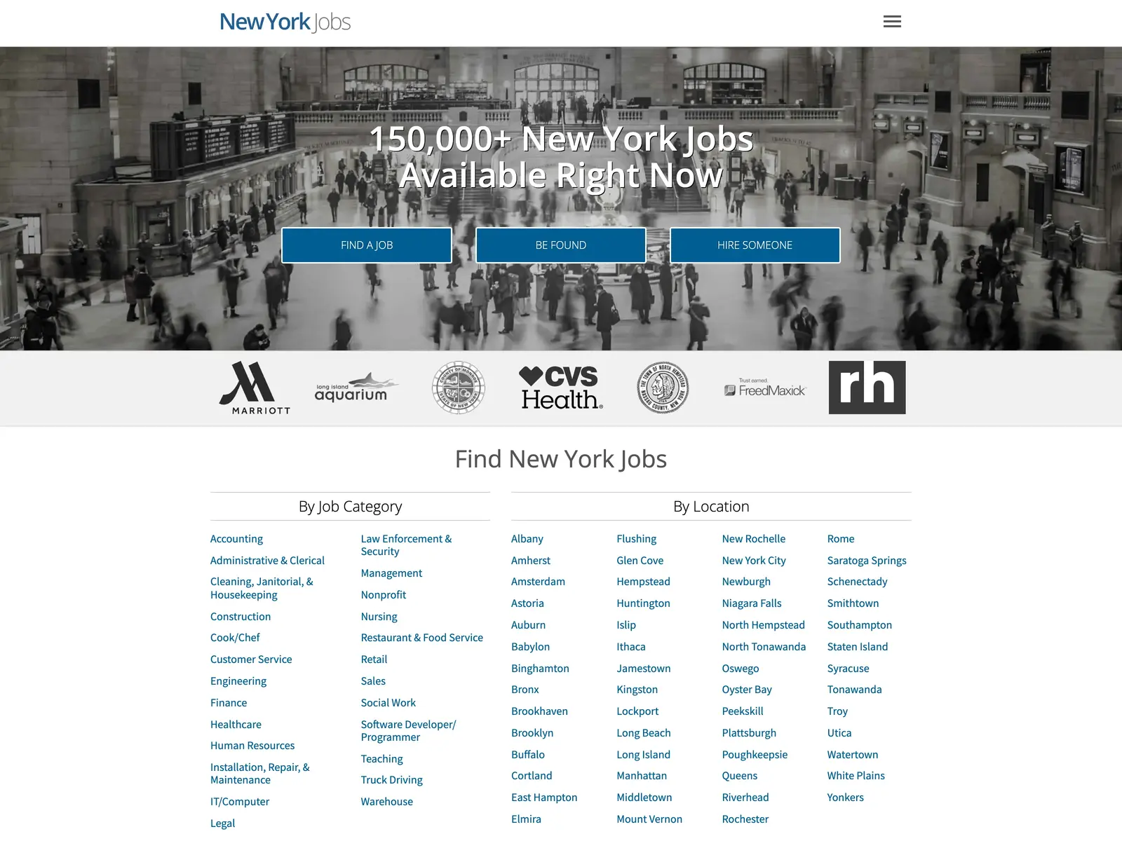 Screenshot of New York Jobs