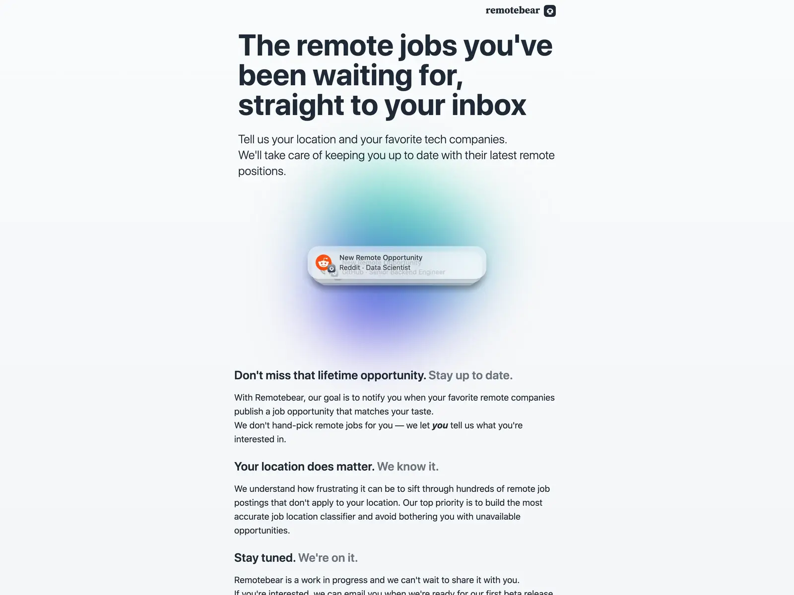 Screenshot of Remotebear