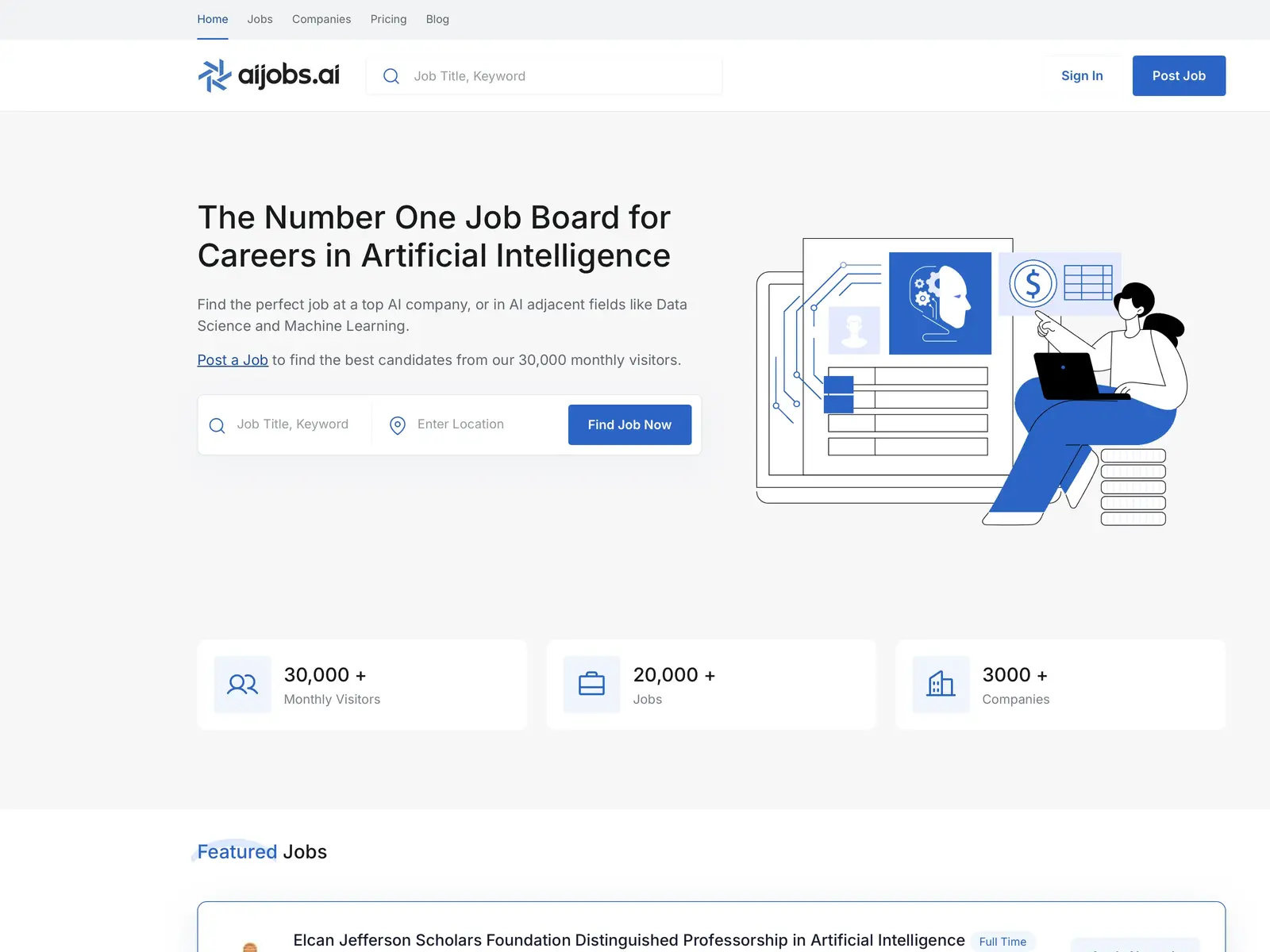 Screenshot of AI Jobs