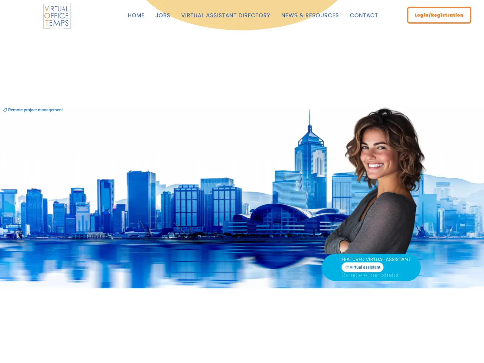 Screenshot of Virtual Assistant Jobs