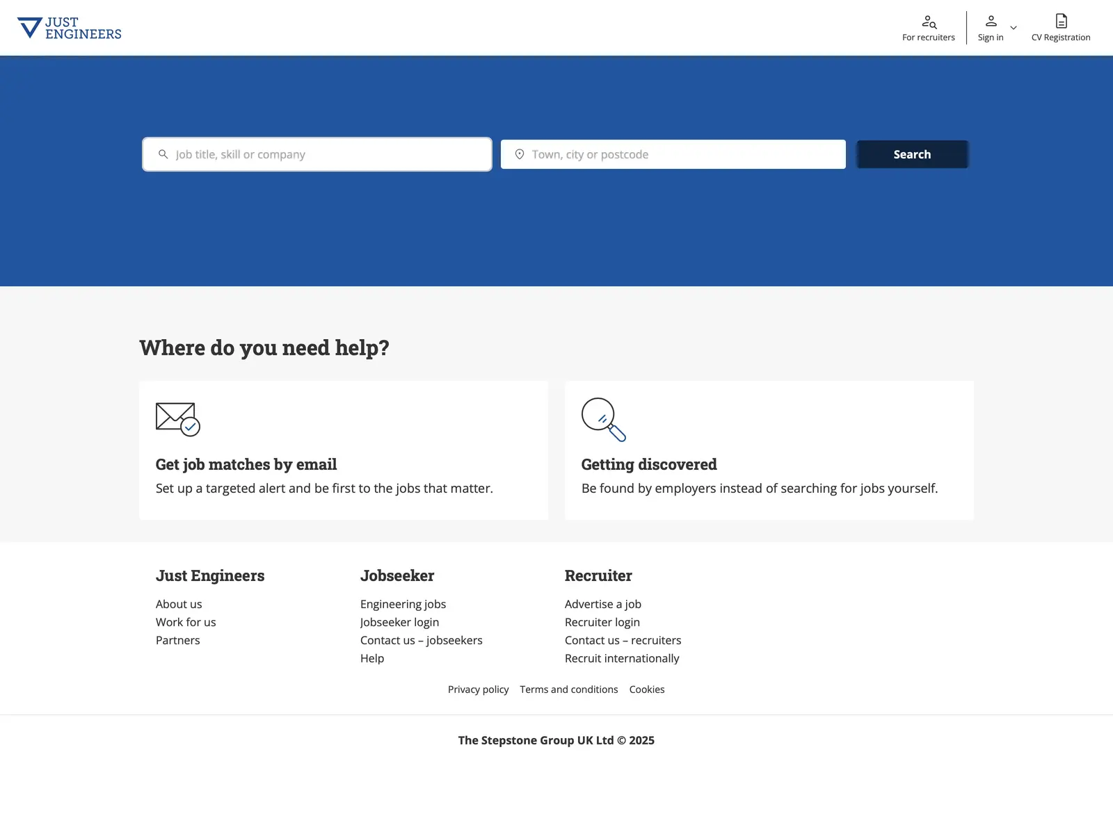 Screenshot of JustEngineers