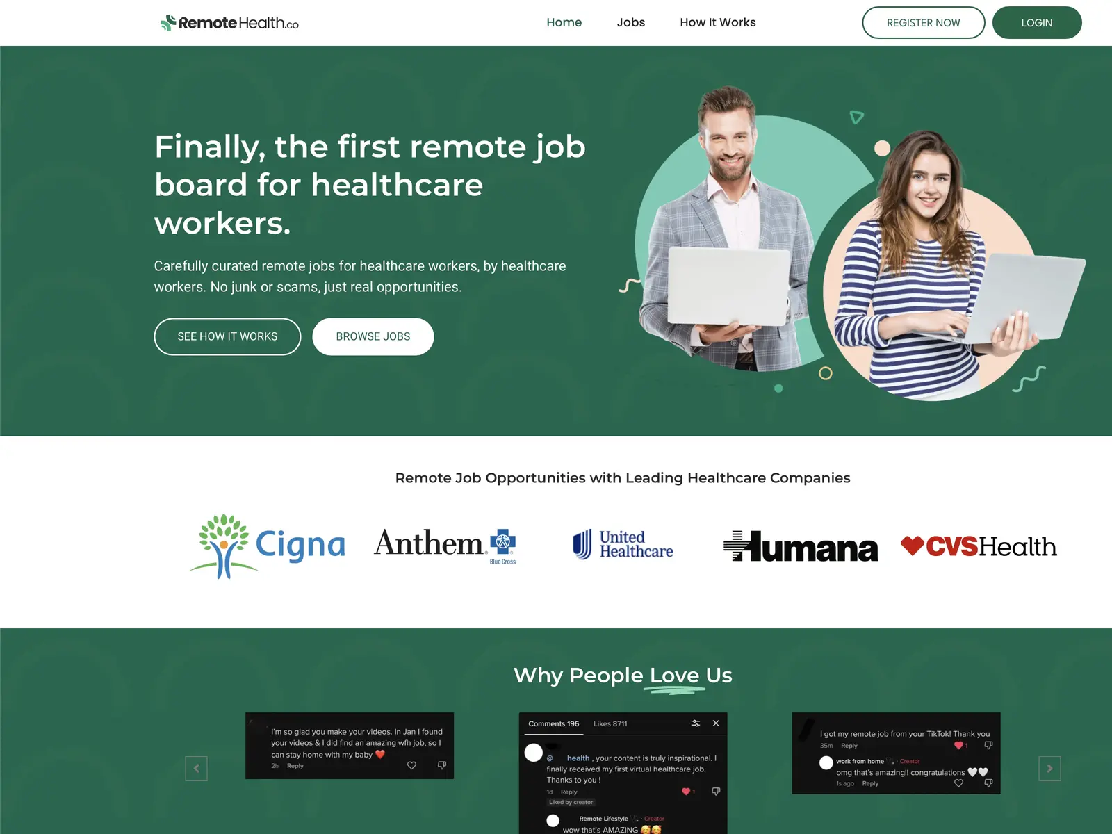 Screenshot of RemoteHealth