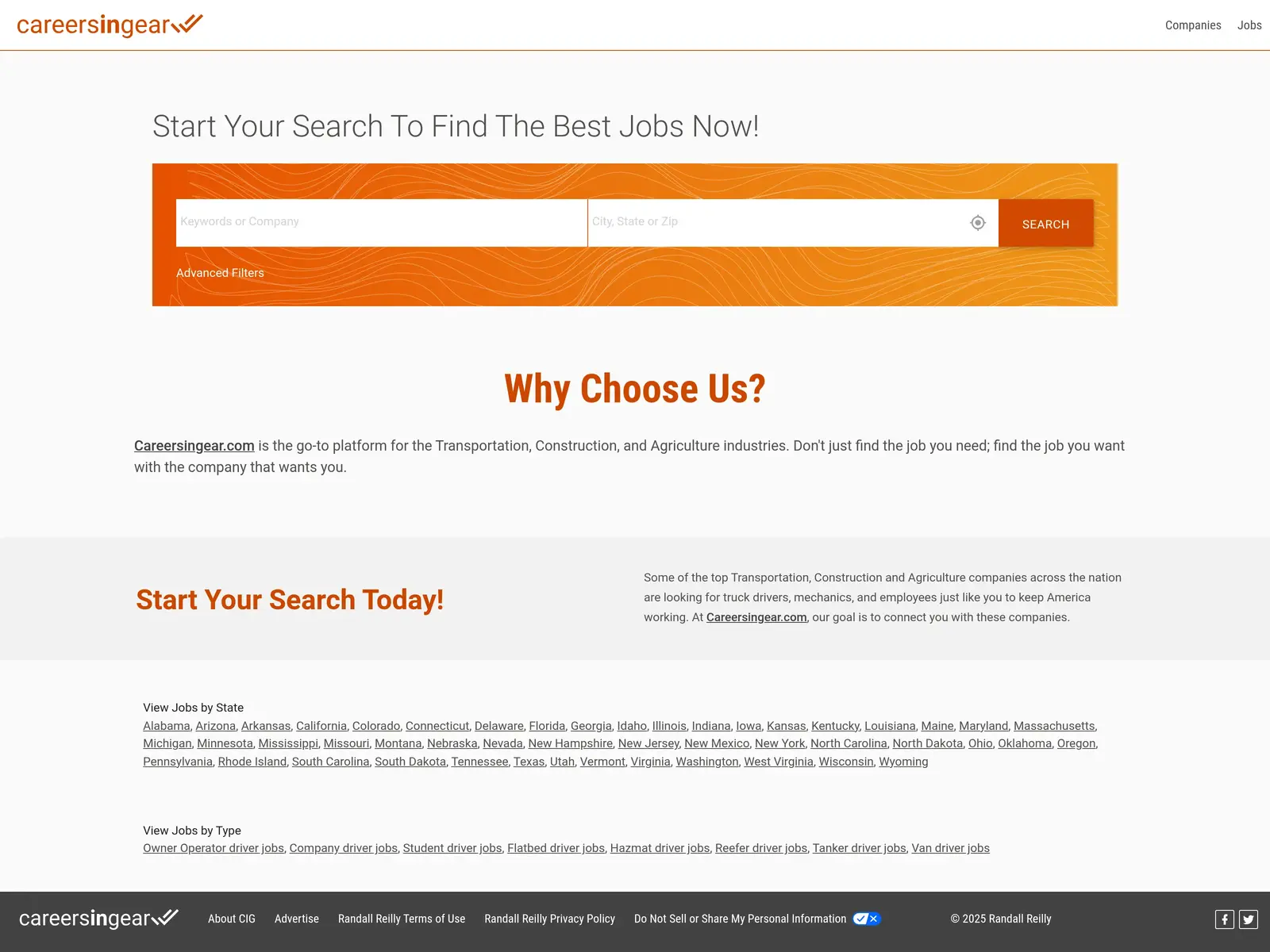 Screenshot of Careers In Gear