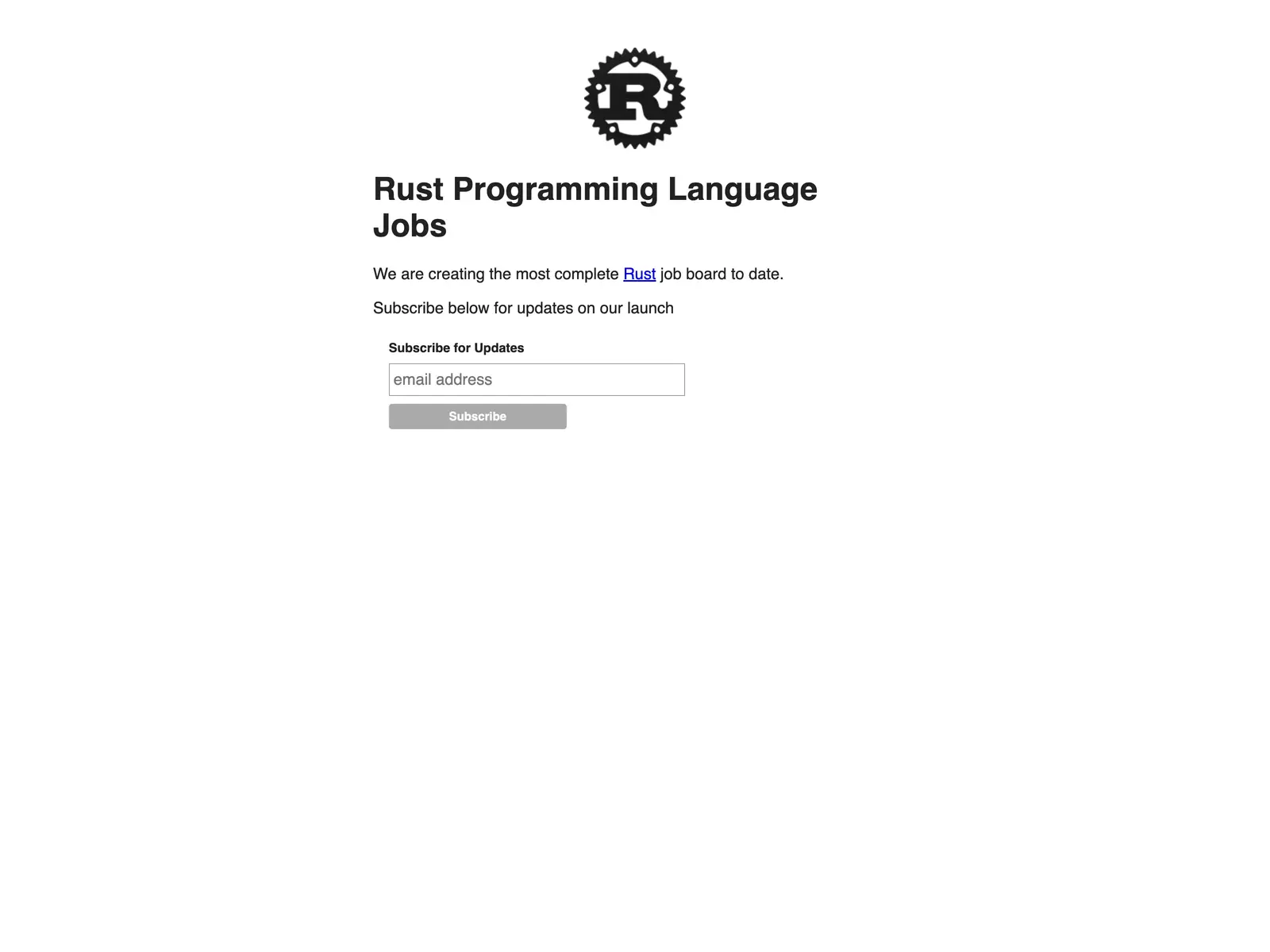 Screenshot of Rust Jobs