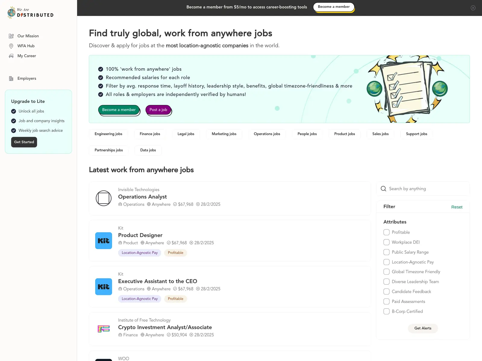 Screenshot of We Are Distributed