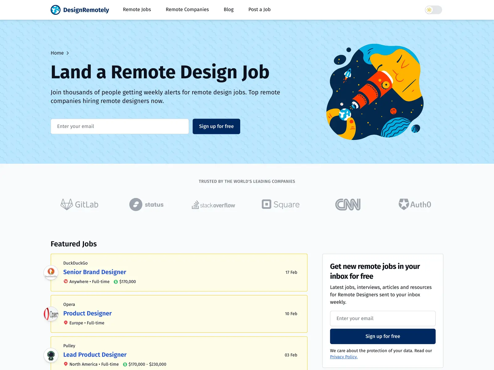 Screenshot of DesignRemotely