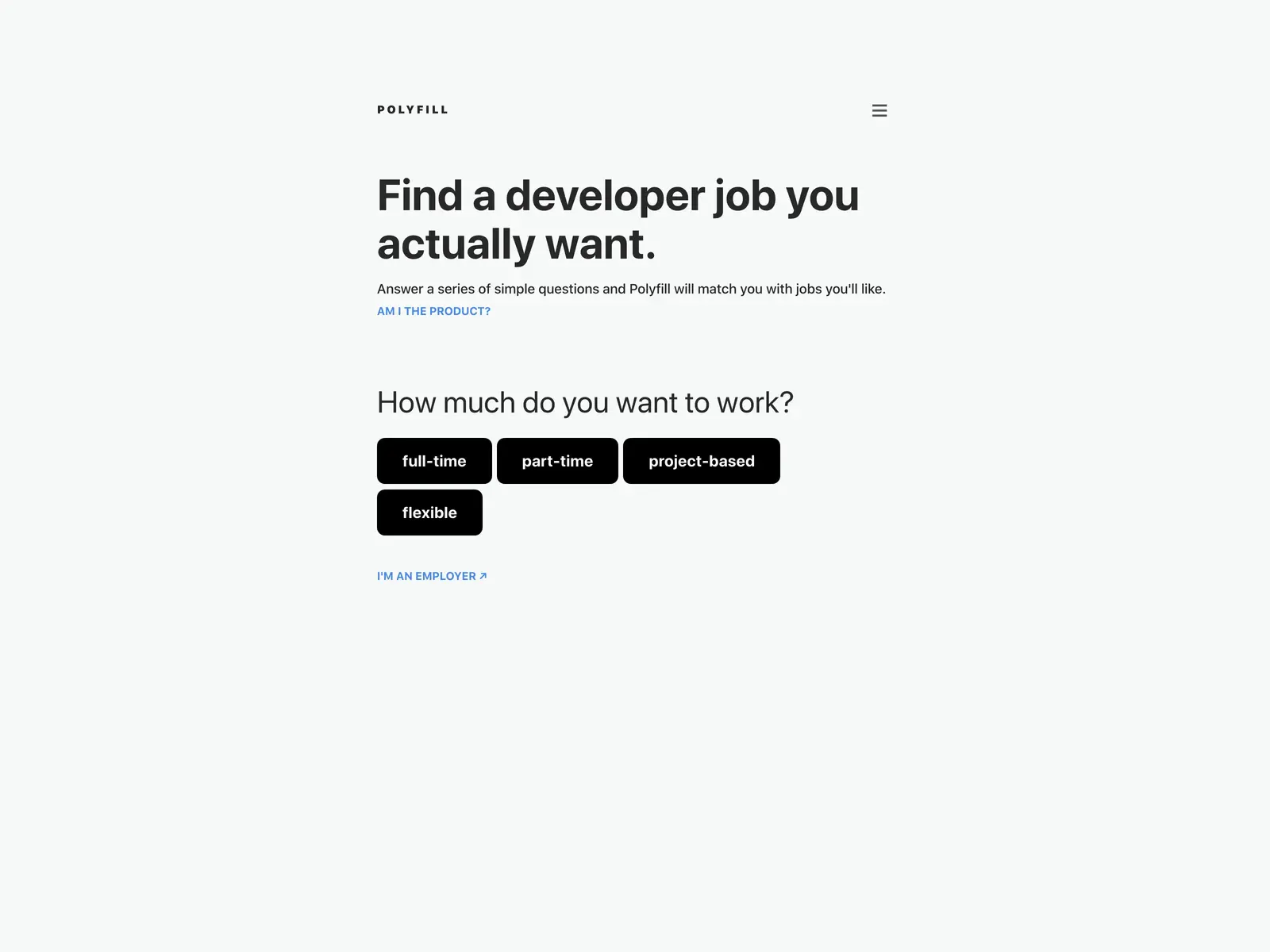 Screenshot of Polyfill