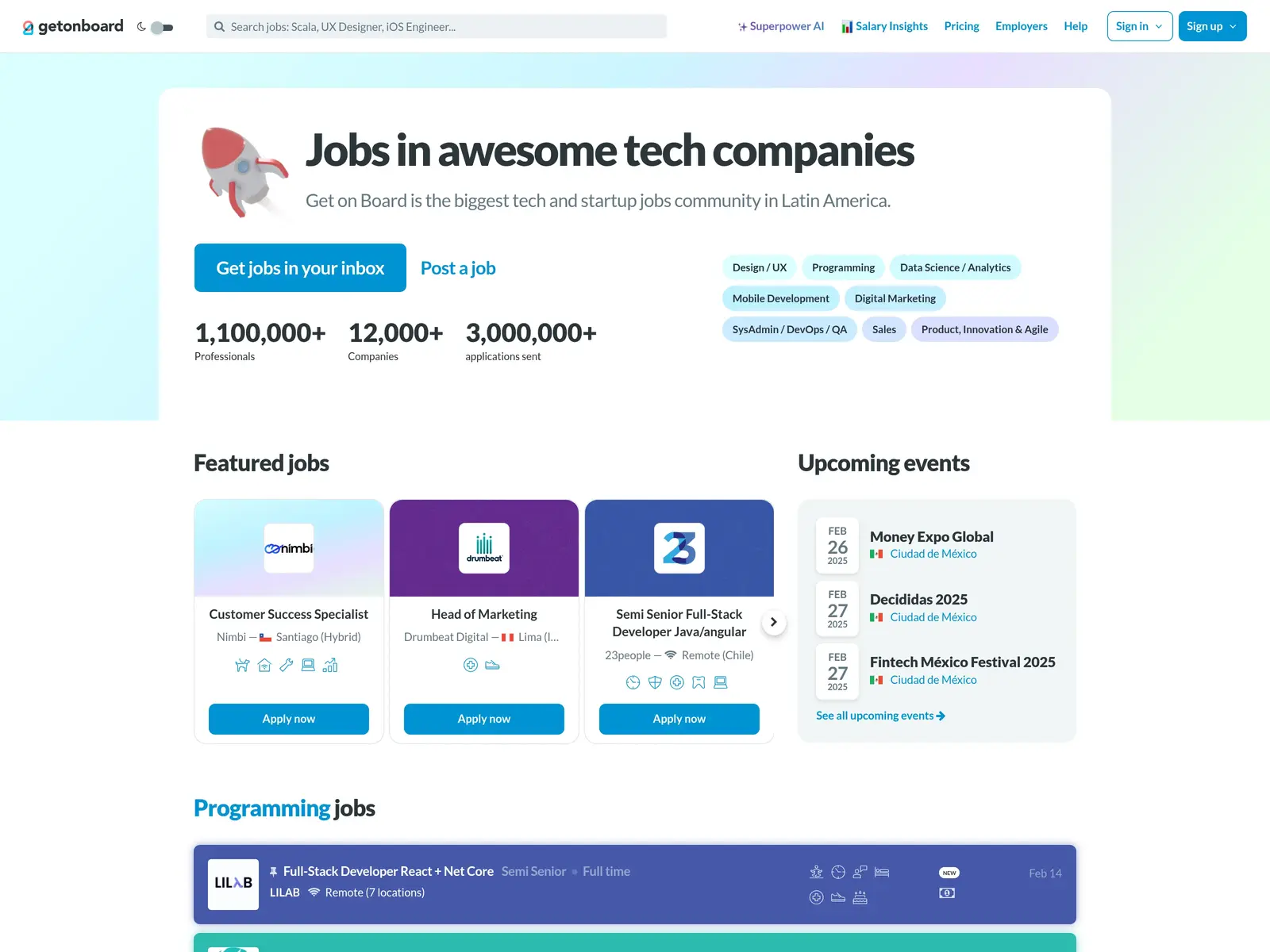 Screenshot of Get on Board