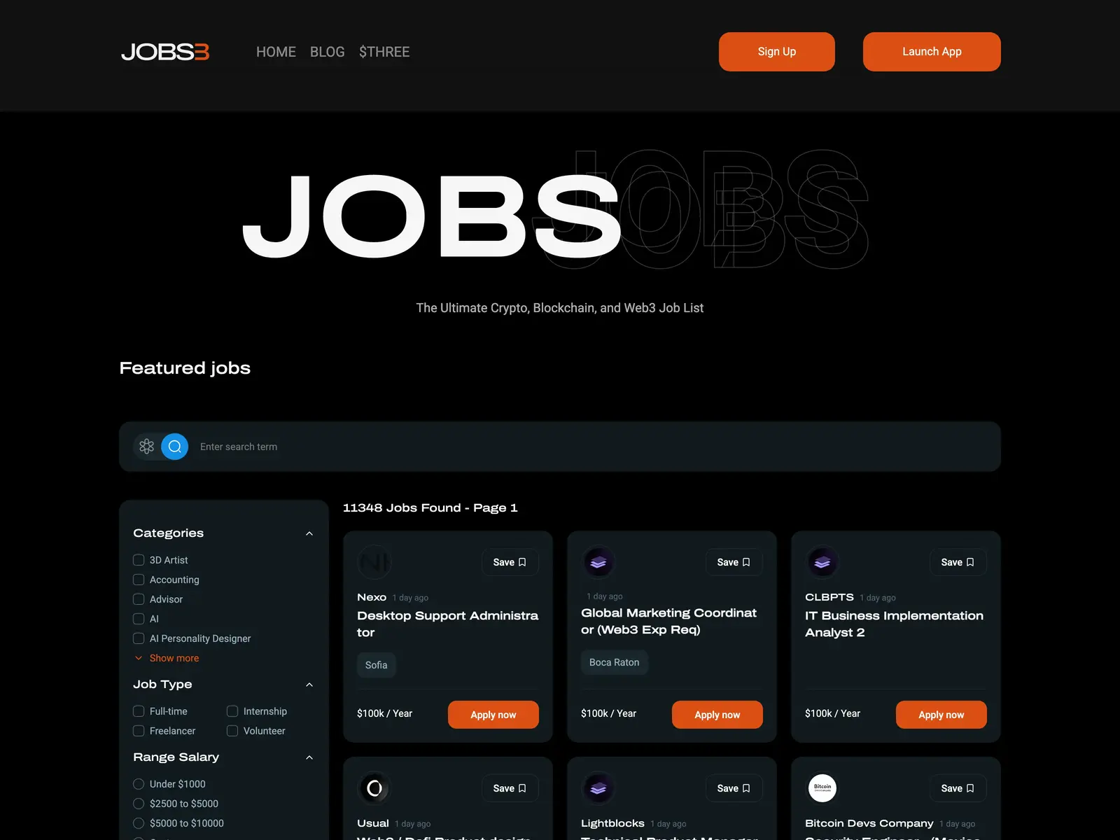 Screenshot of Jobs3
