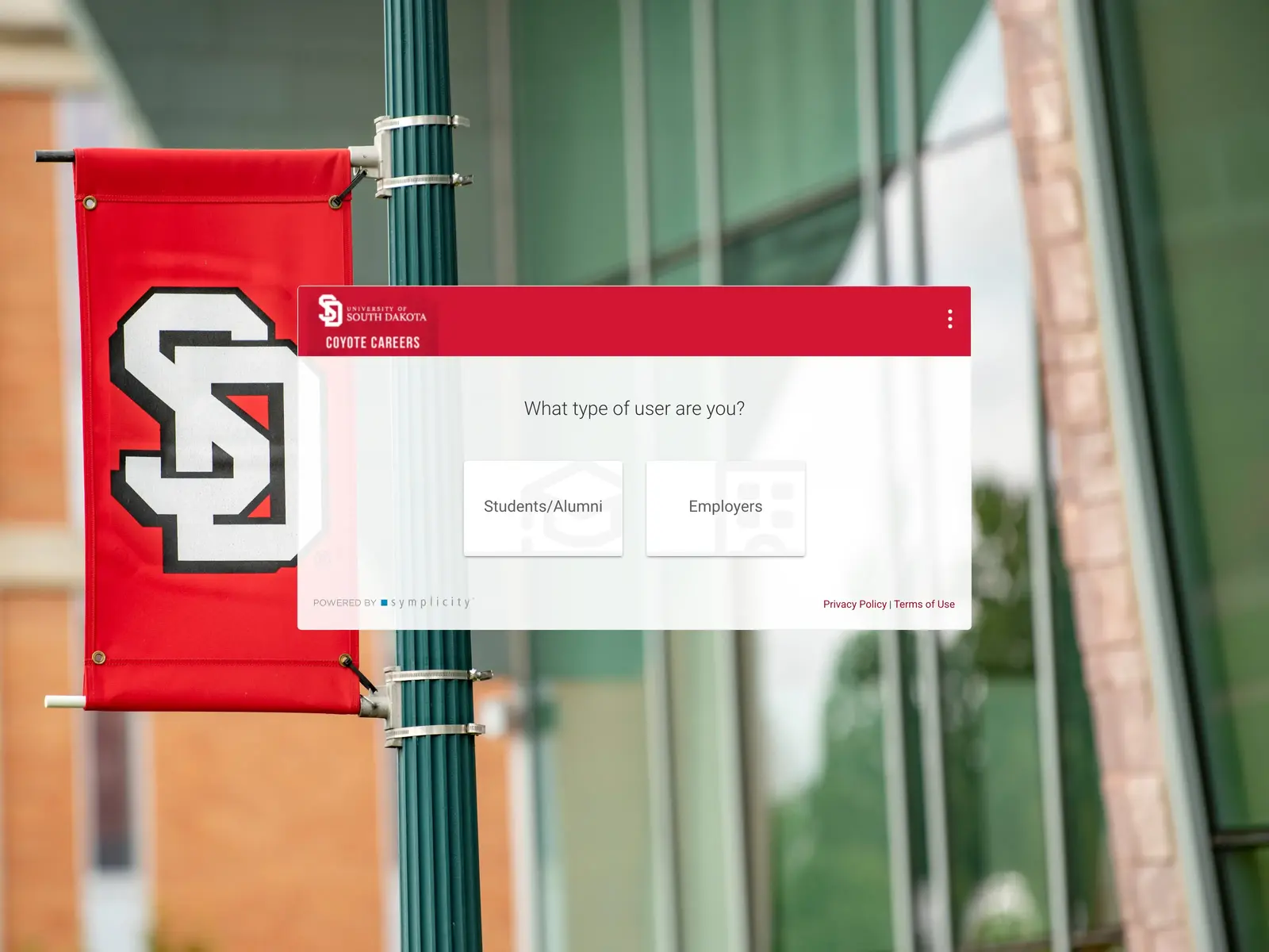 Screenshot of Coyote Careers
