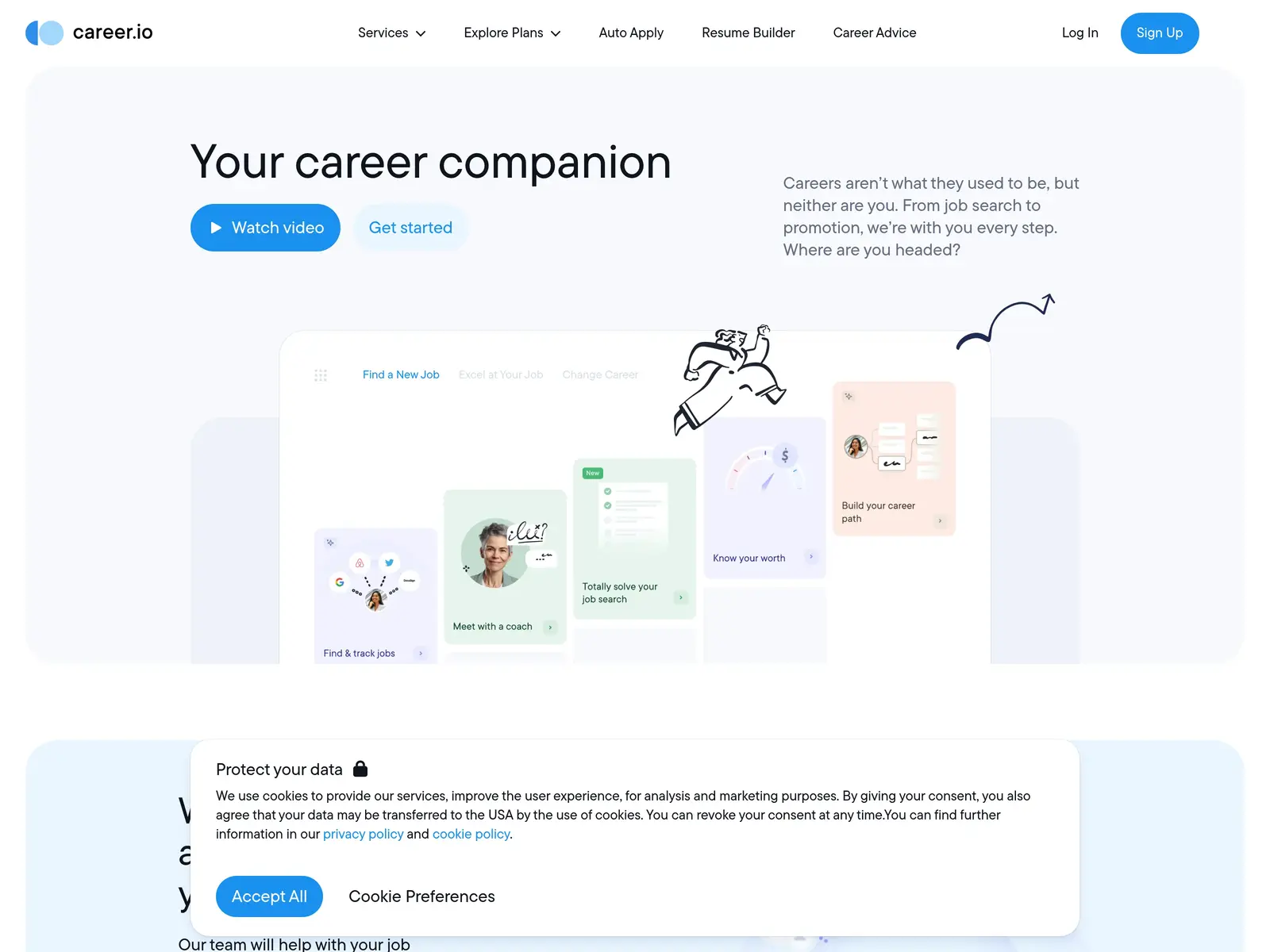 Screenshot of Career.io