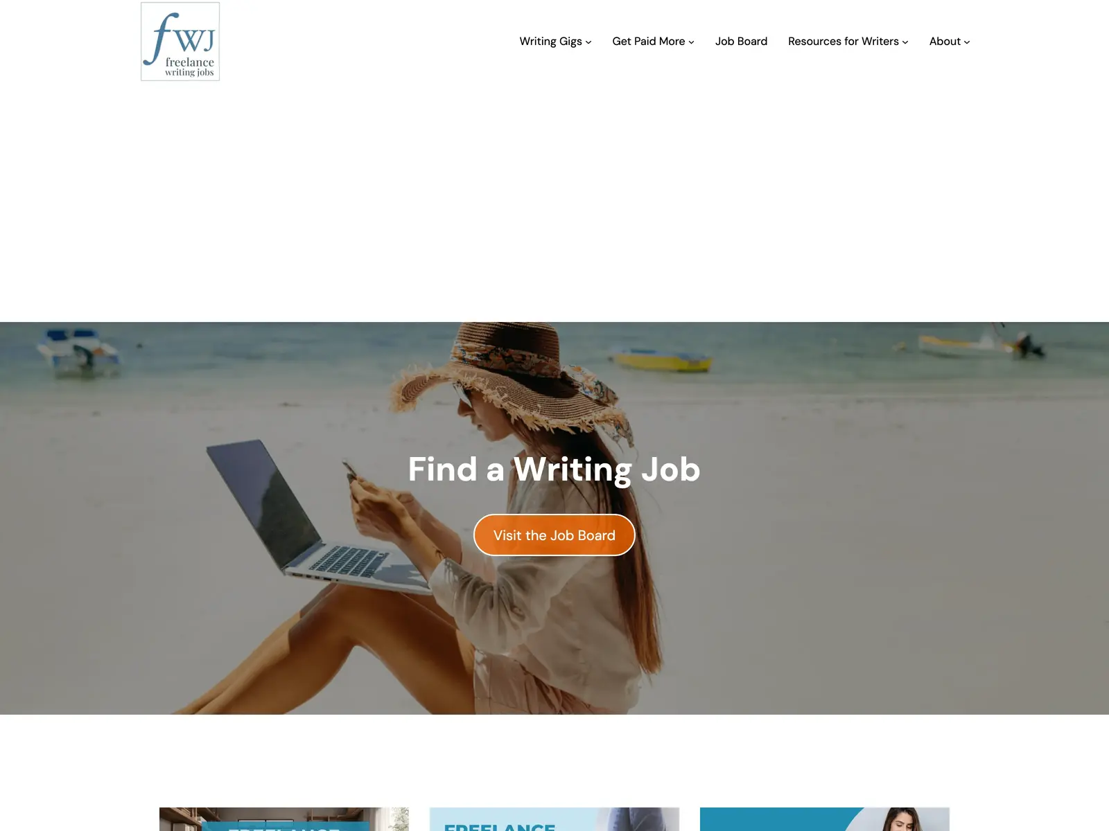 Screenshot of Freelance Writing Jobs