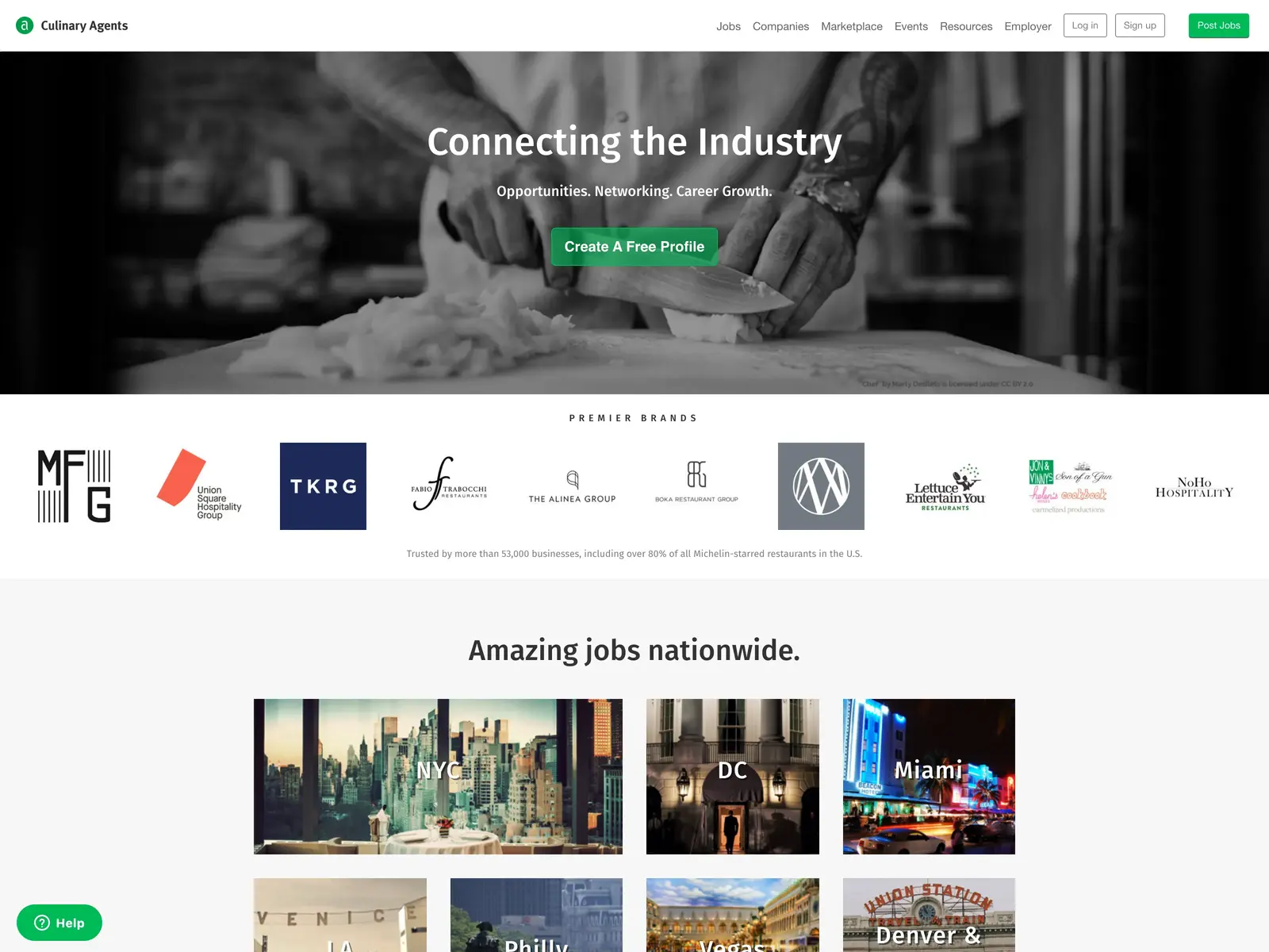 Screenshot of Culinary Agents