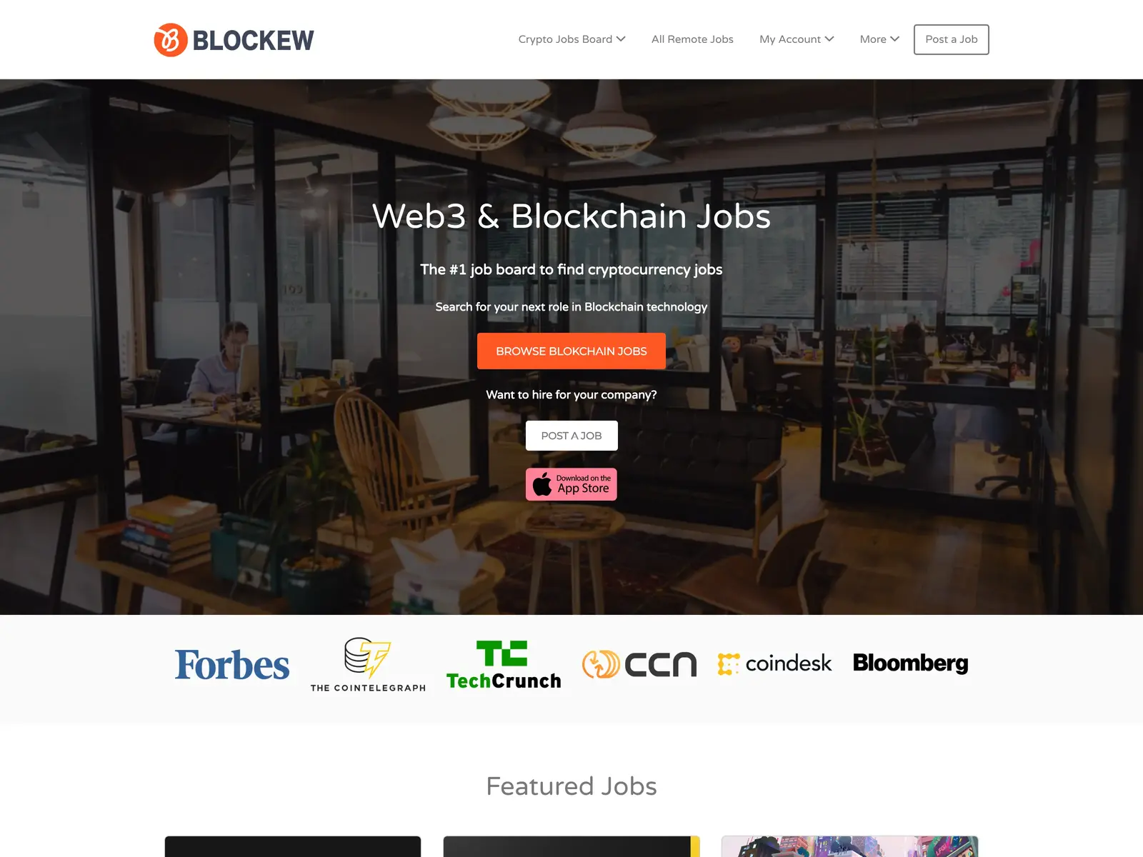 Screenshot of Blockew