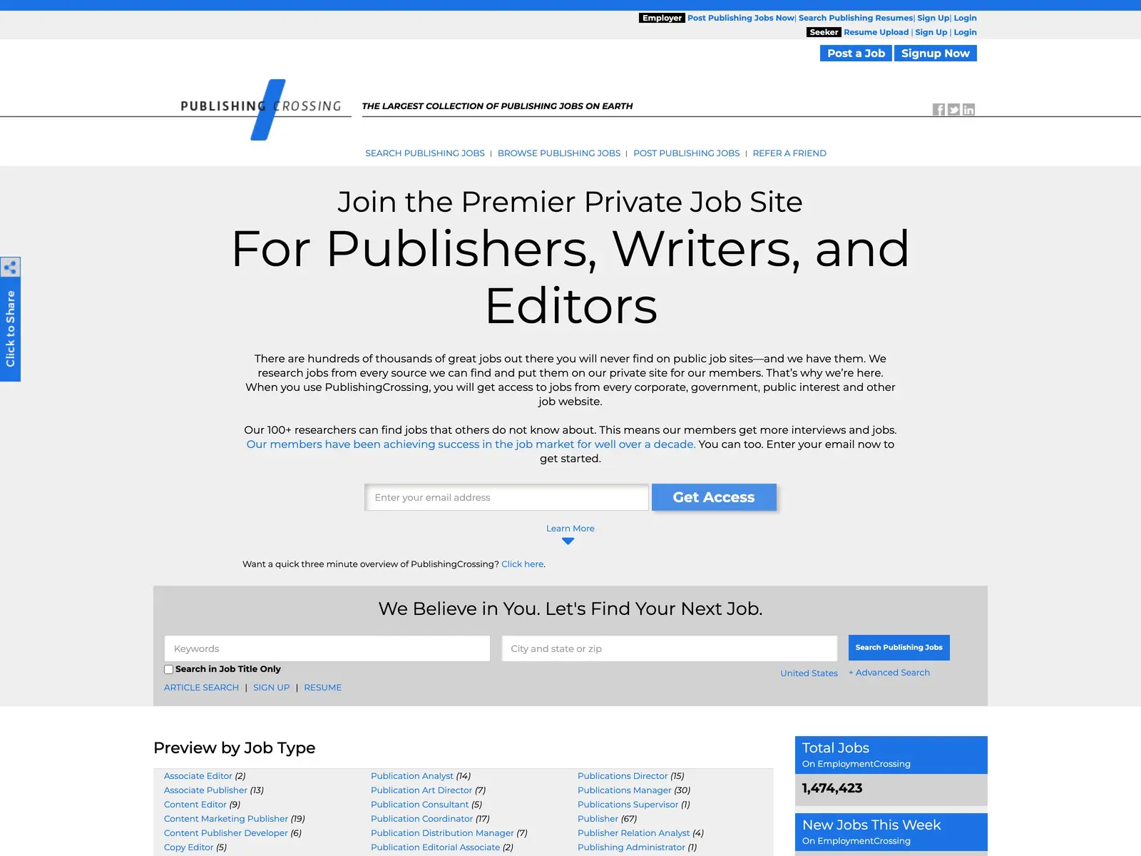 Screenshot of PublishingCrossing