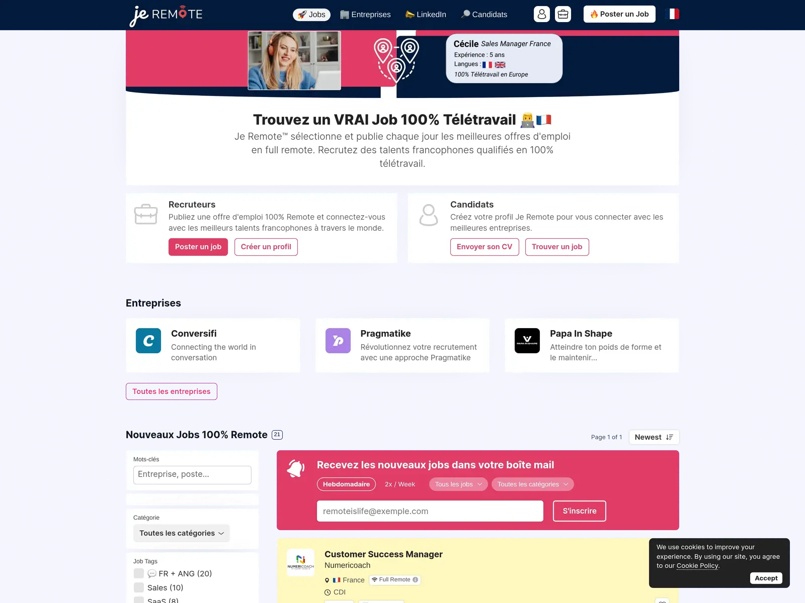 Screenshot of Je Remote