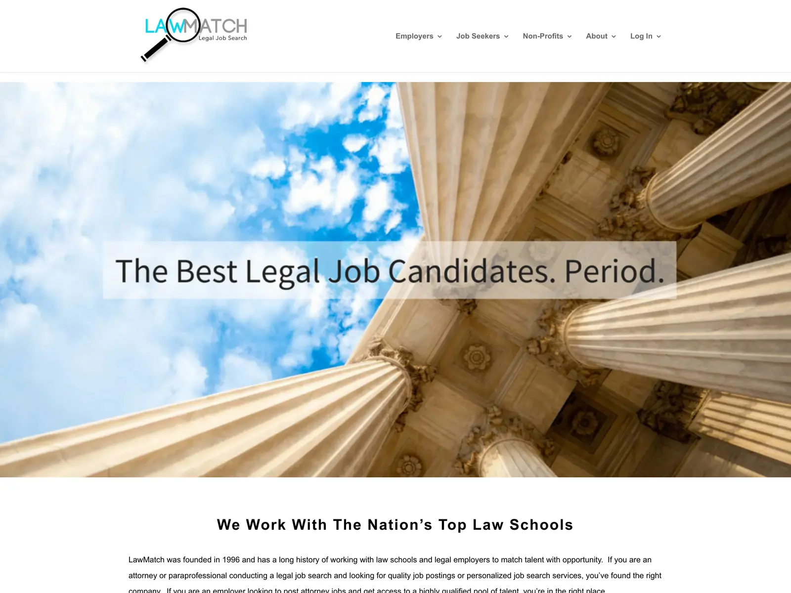 Screenshot of LawMatch