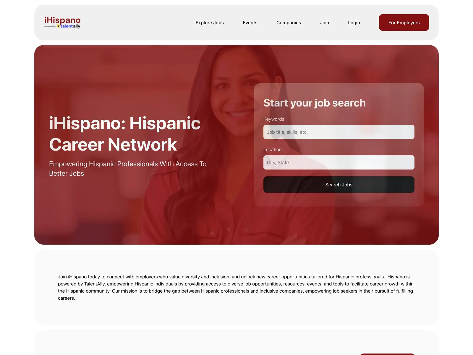 Screenshot of iHispano