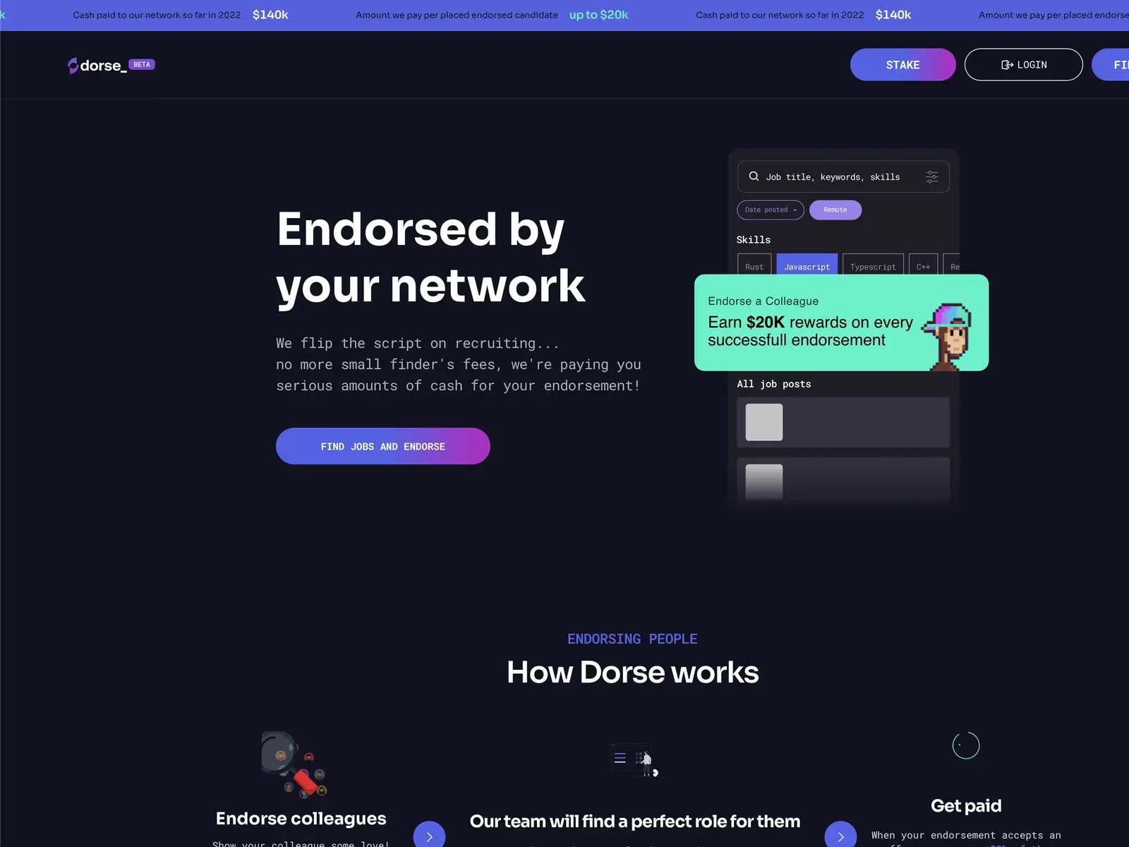 Screenshot of Dorse