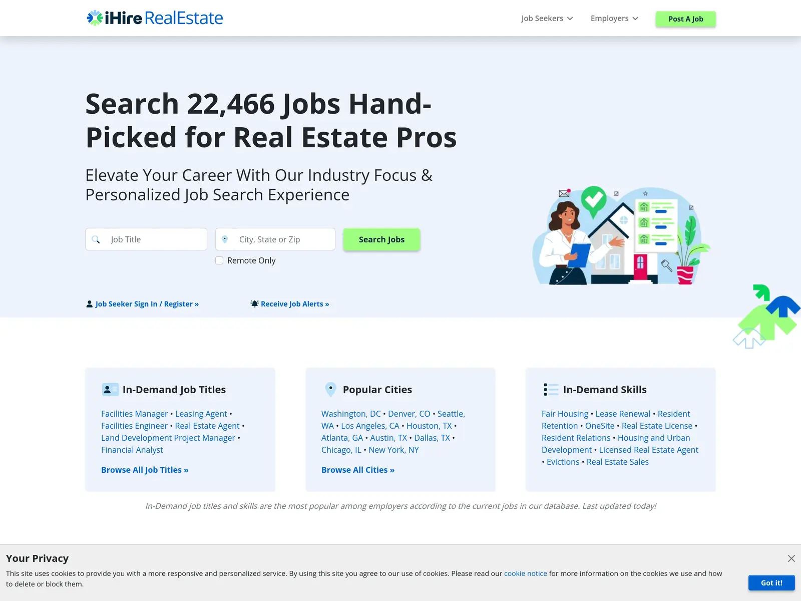 Screenshot of iHireRealEstate