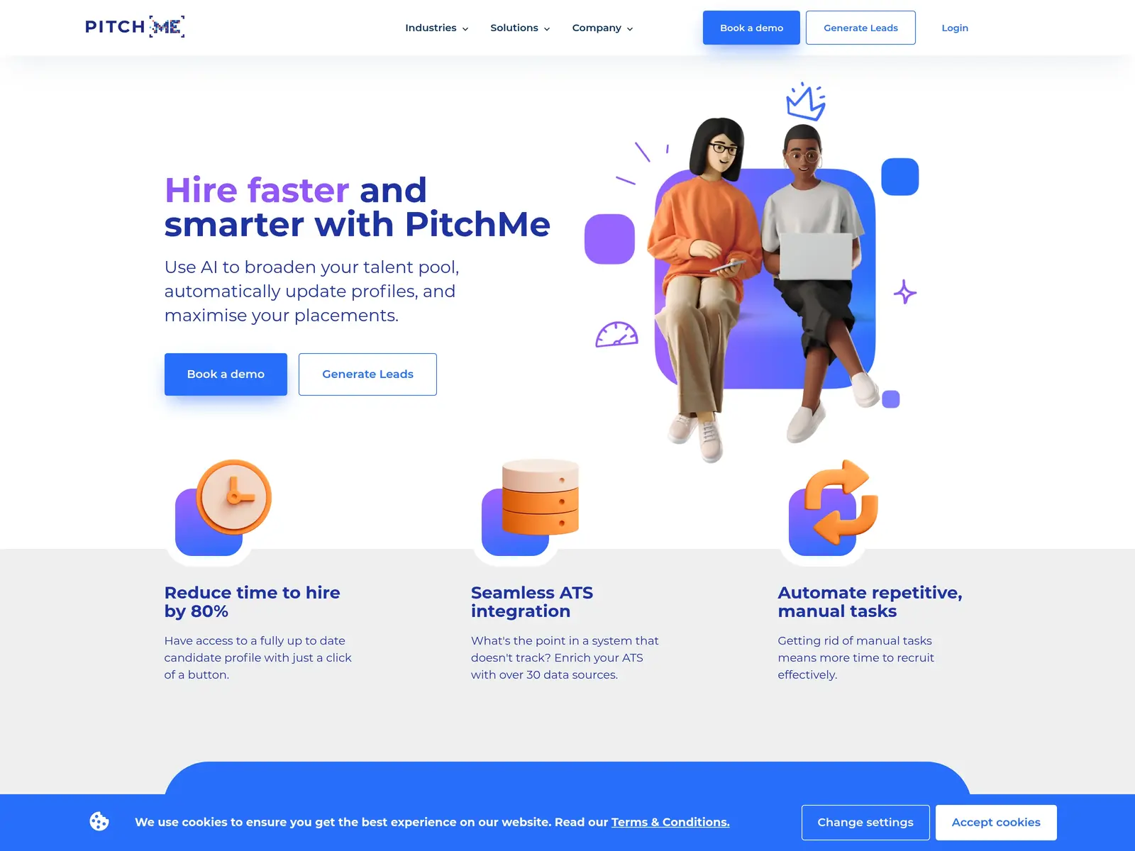 Screenshot of PitchMe