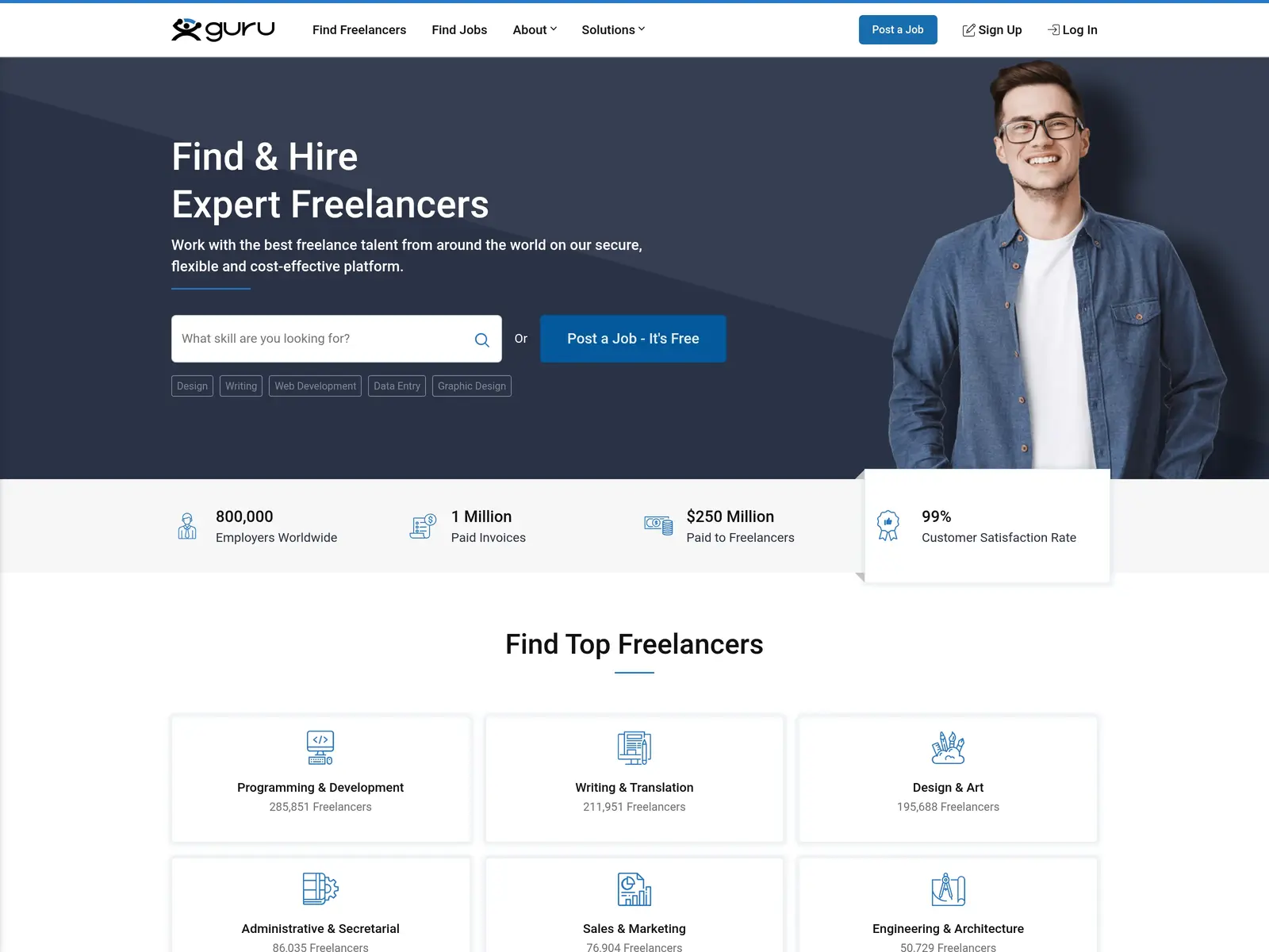 Screenshot of Guru