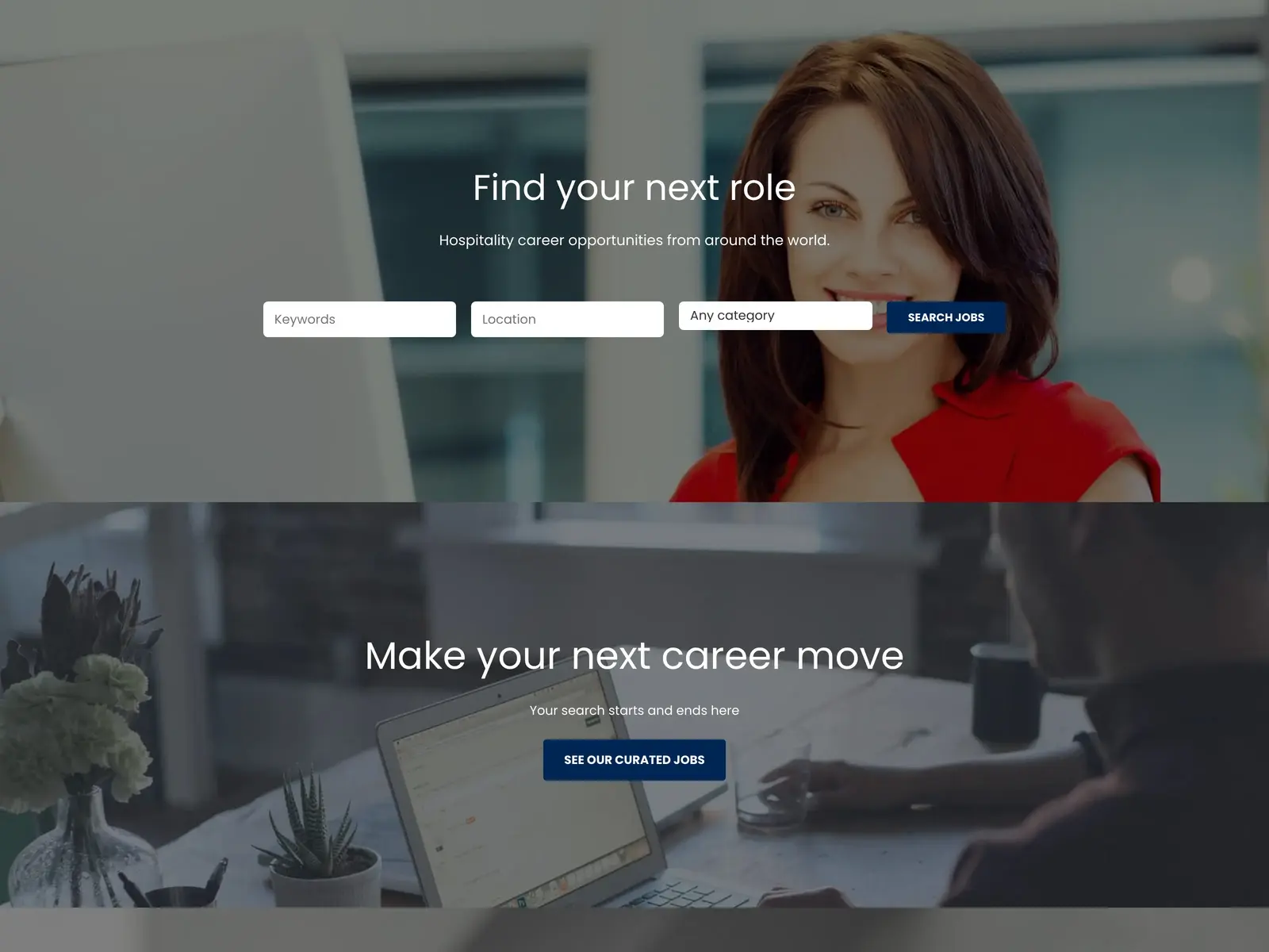 Screenshot of eHotelier Careers