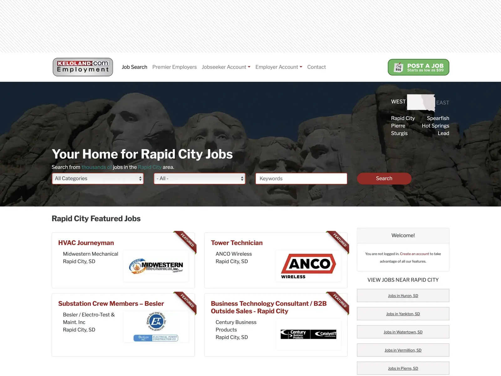 Screenshot of KELOLANDemployment