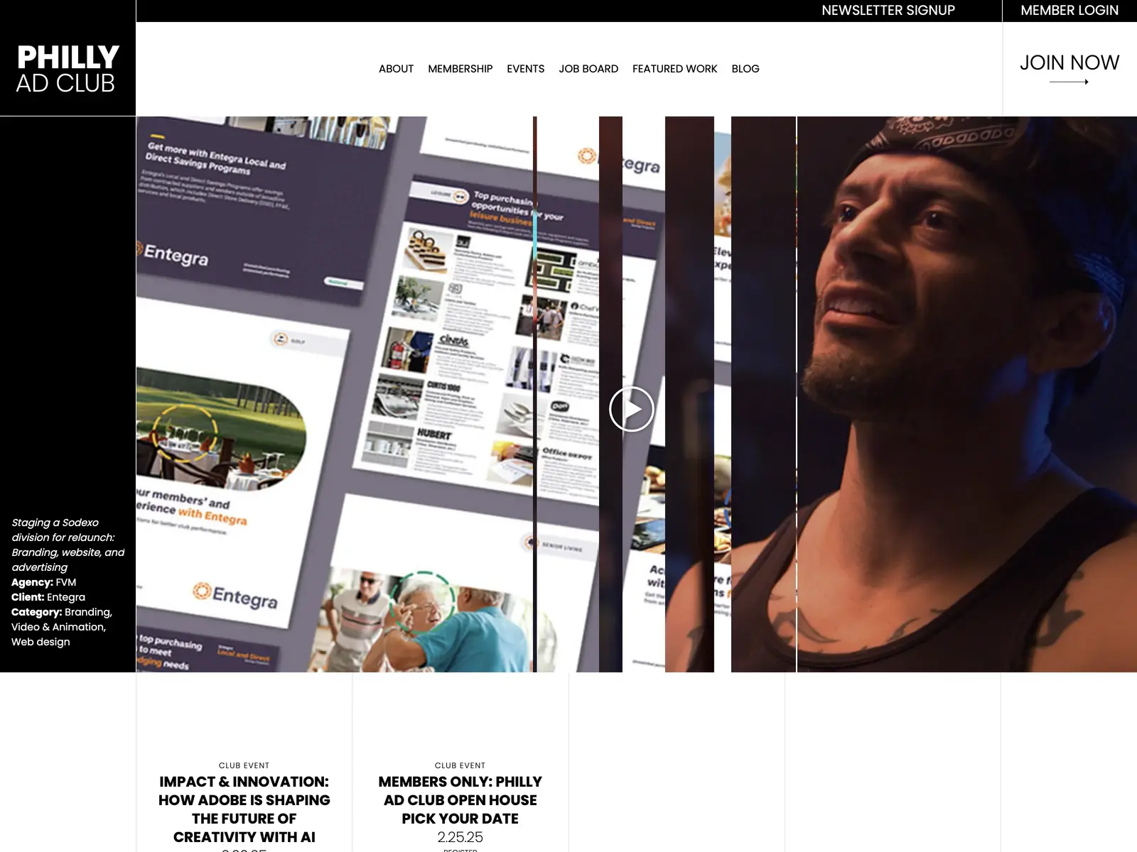 Screenshot of Philly Ad Club