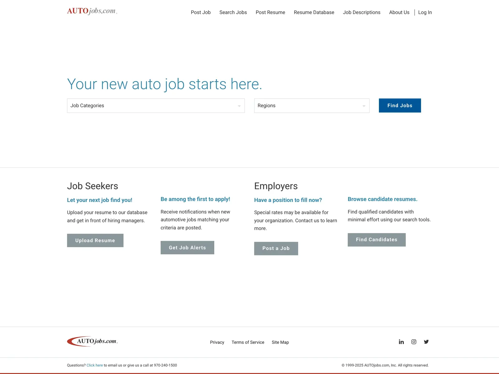 Screenshot of AUTOjobs.com