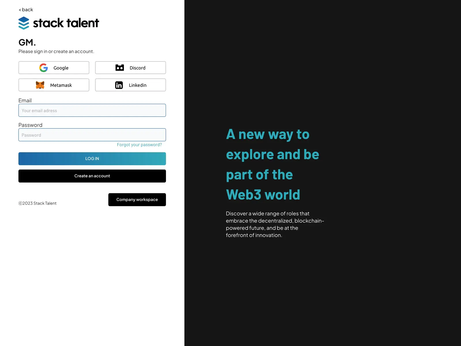 Screenshot of The Web3 HR Solution