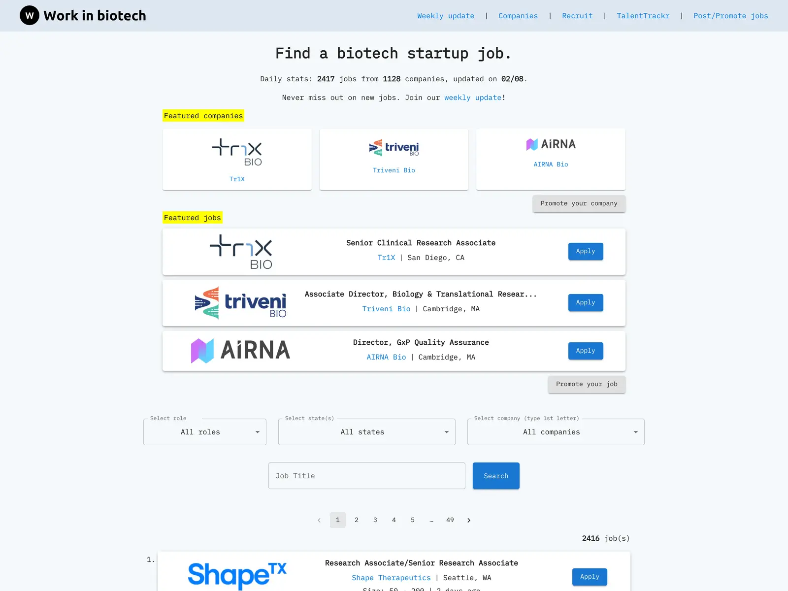 Screenshot of WIB