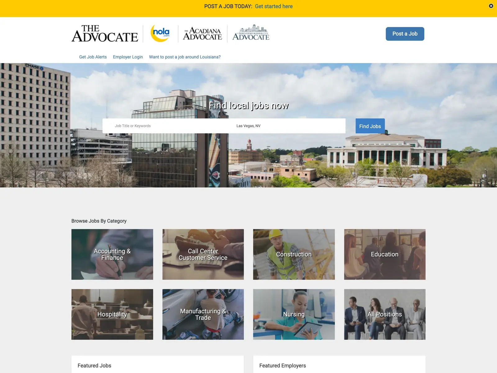 Screenshot of The Advocate/Nola.com
