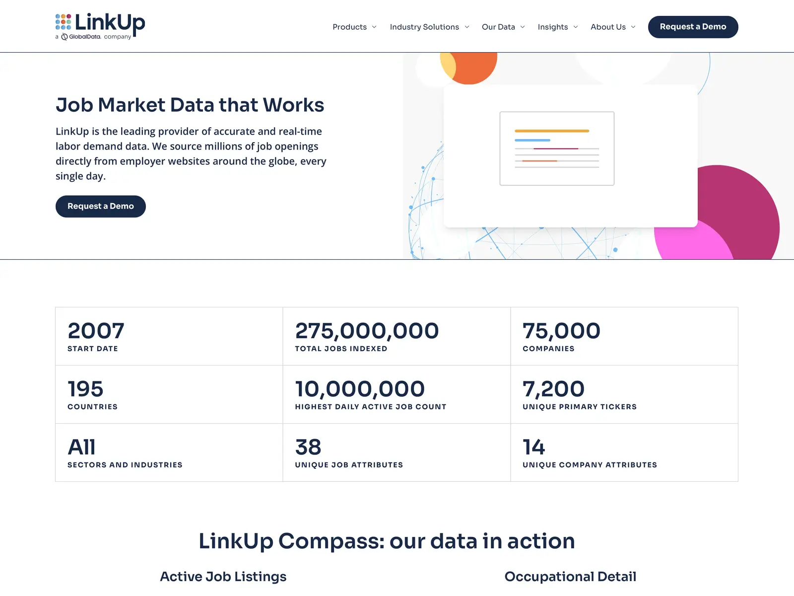 Screenshot of LinkUp