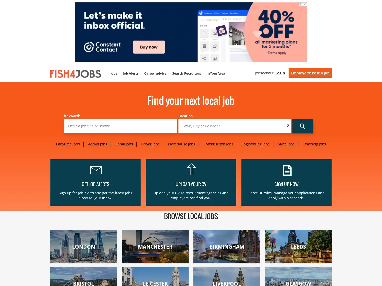Screenshot of Fish4jobs